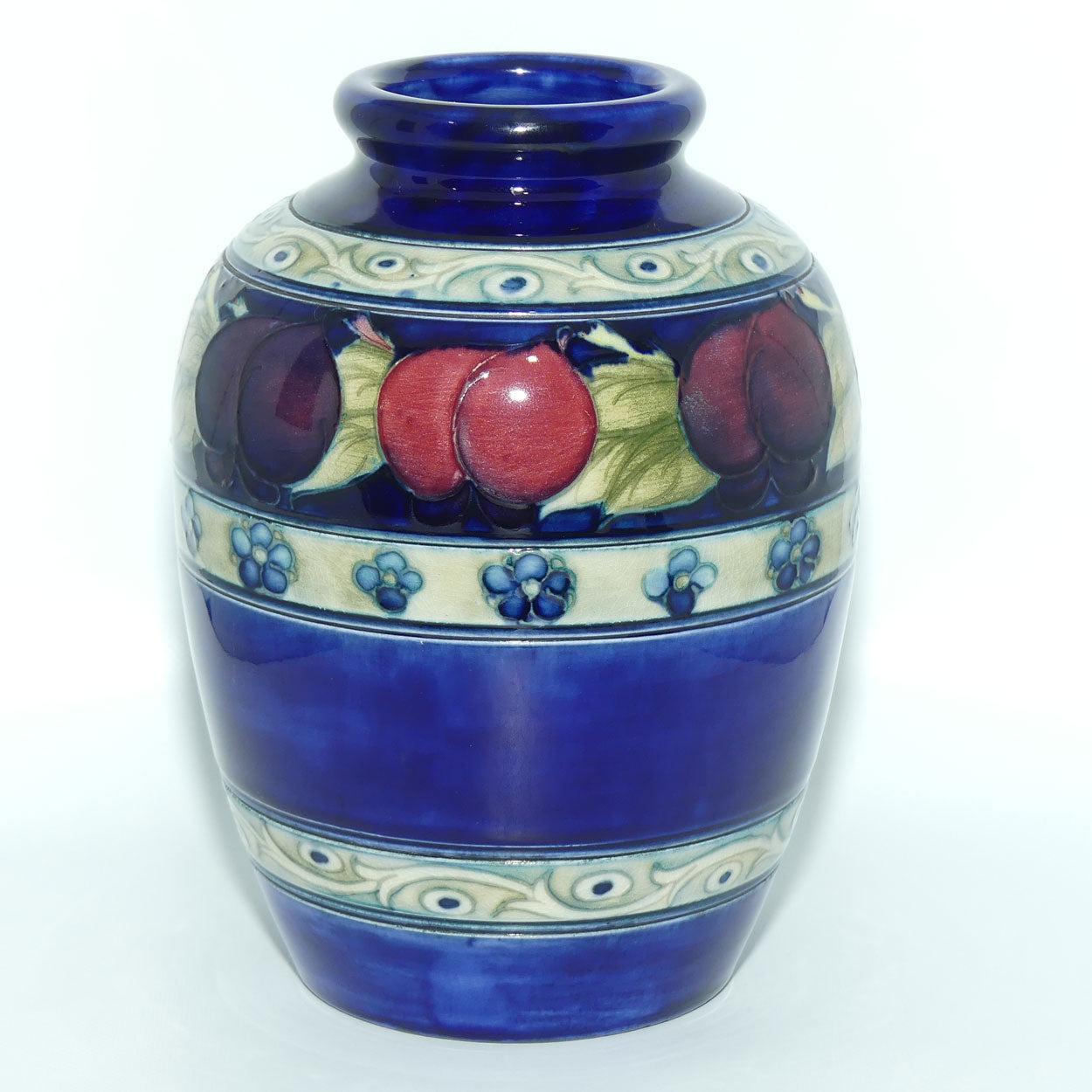 William Moorcroft Banded Wisteria vase 216/6 (Three Bands)