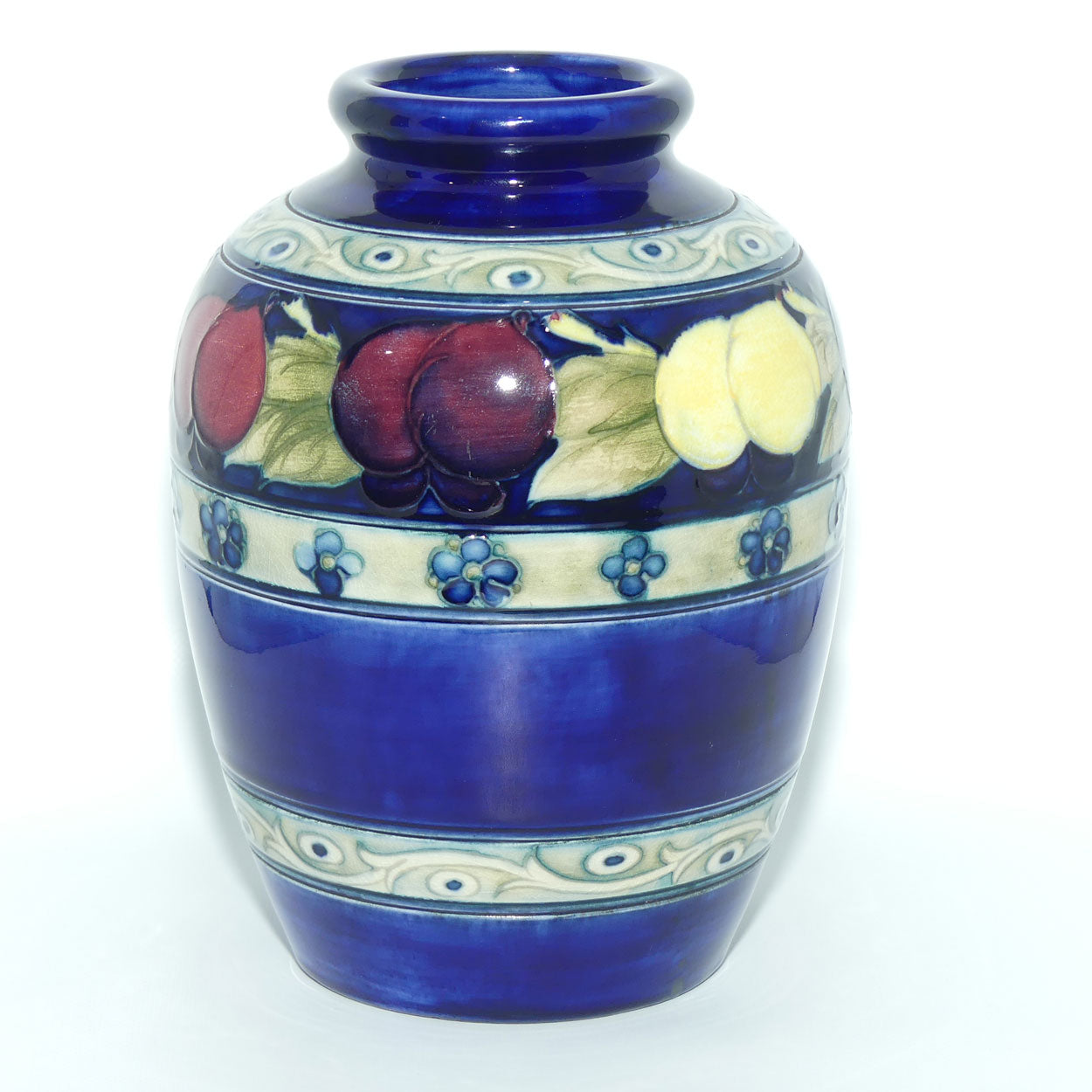William Moorcroft Banded Wisteria vase 216/6 (Three Bands)