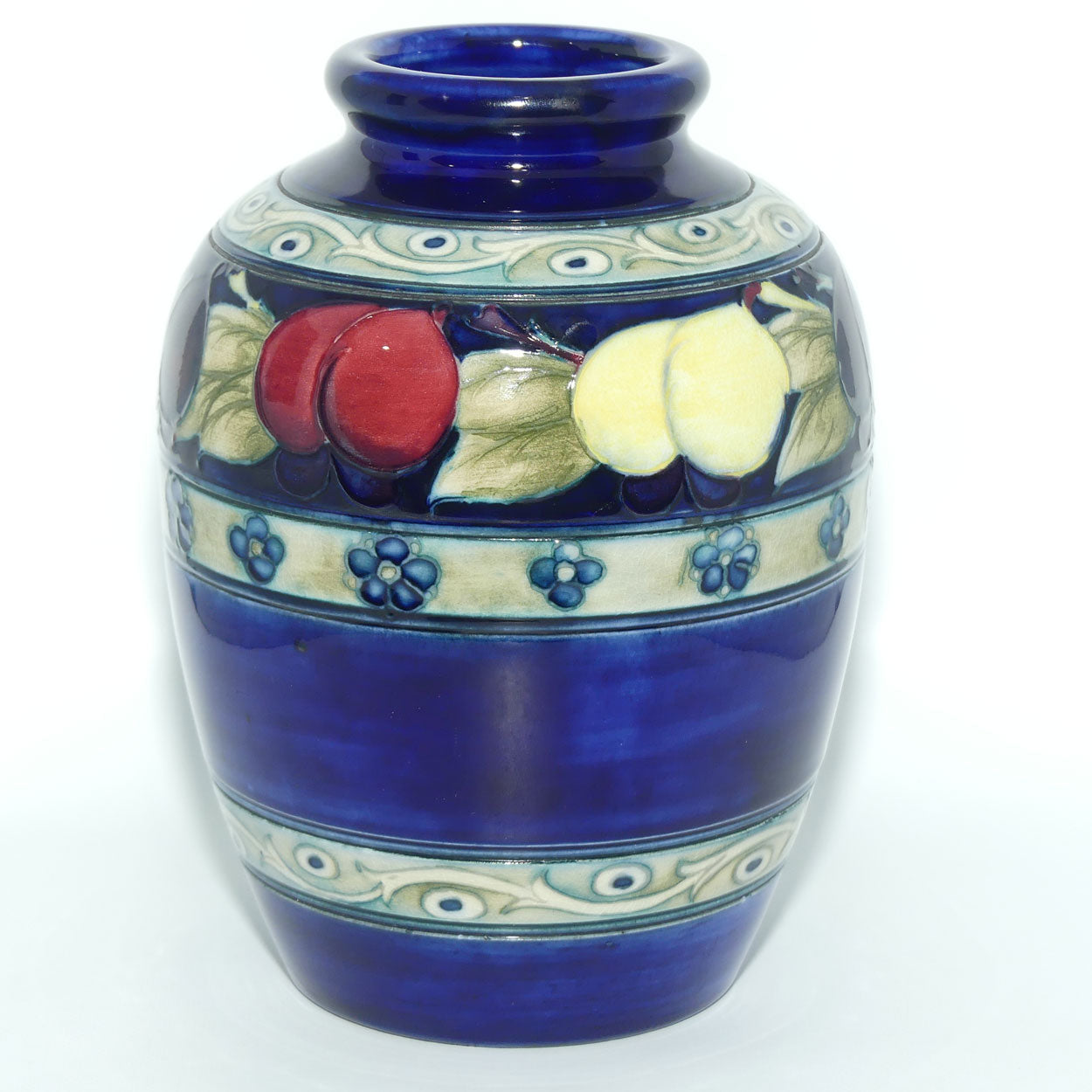 William Moorcroft Banded Wisteria vase 216/6 (Three Bands)