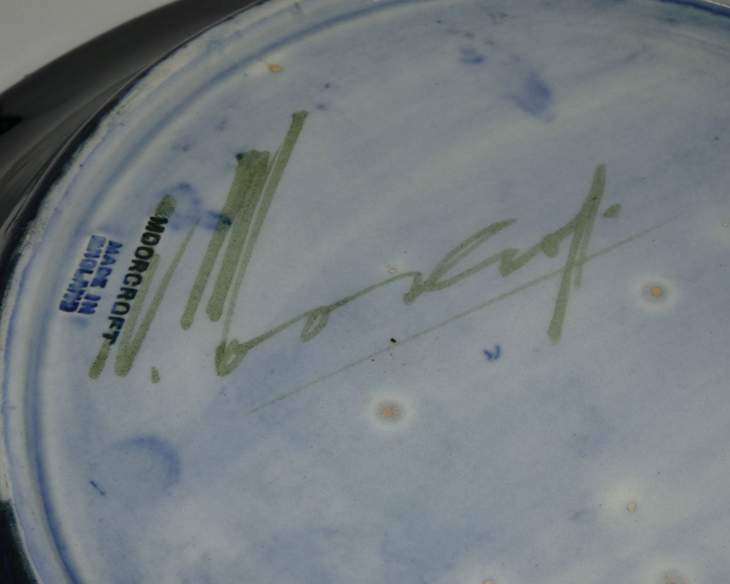 William Moorcroft Wisteria large flaired bowl