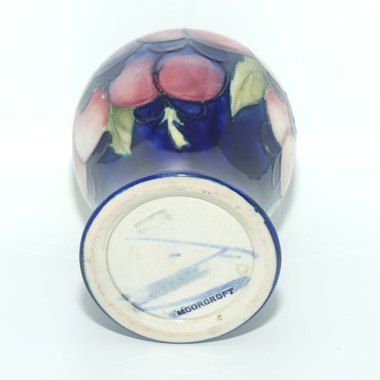 William Moorcroft Wisteria bulbous tapering vase