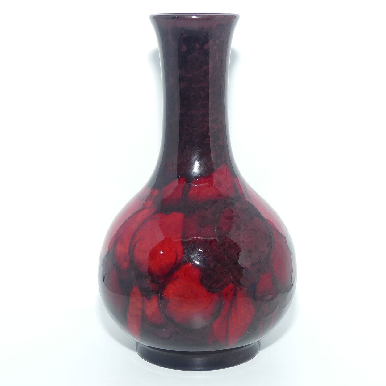 William Moorcroft Pottery Flambe Glaze Wisteria | 189 vase