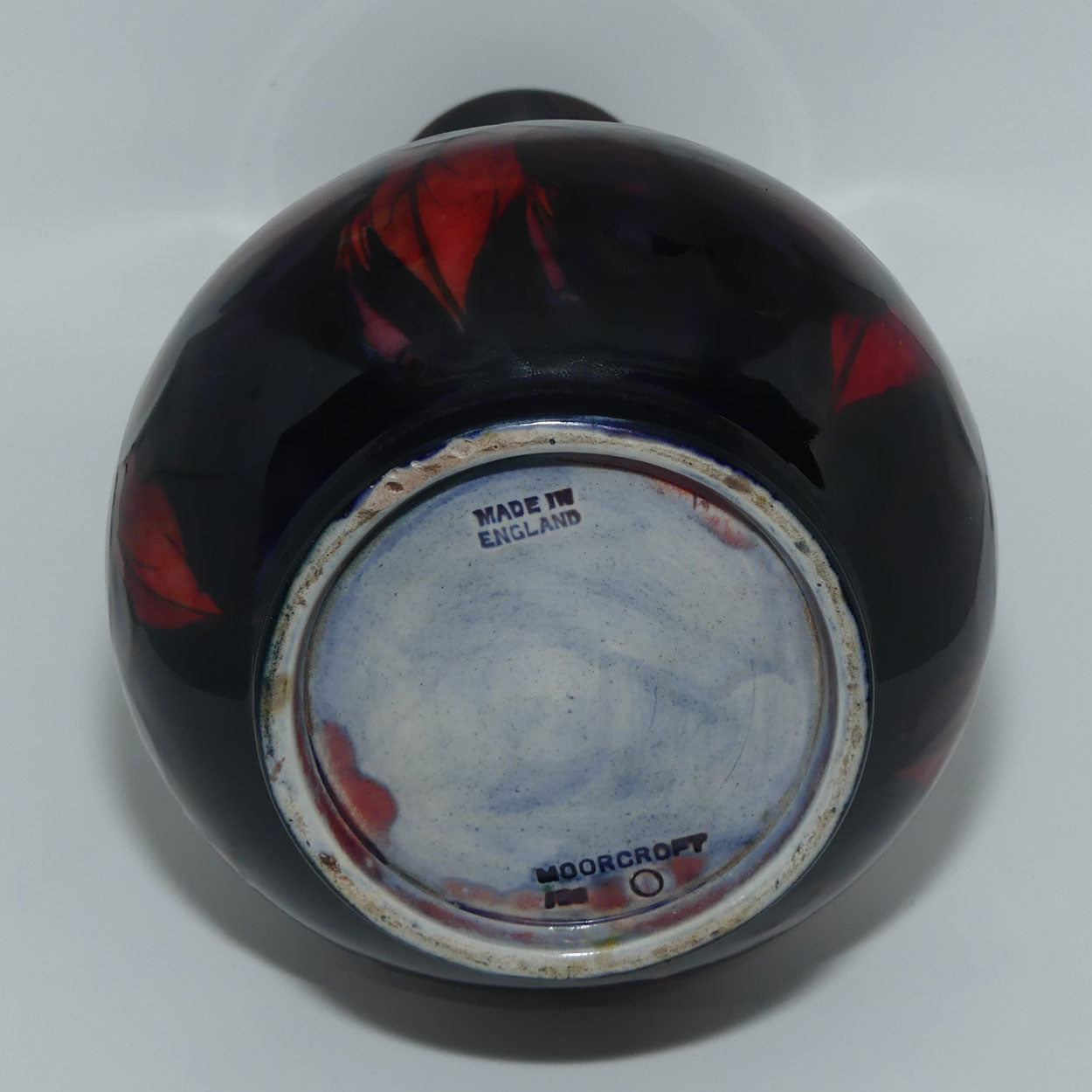 William Moorcroft Pottery Flambe Glaze Wisteria | 189 vase