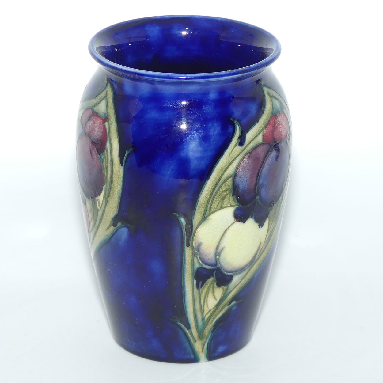 William Moorcroft Wisteria and Peacock Feather vase | Shape 393