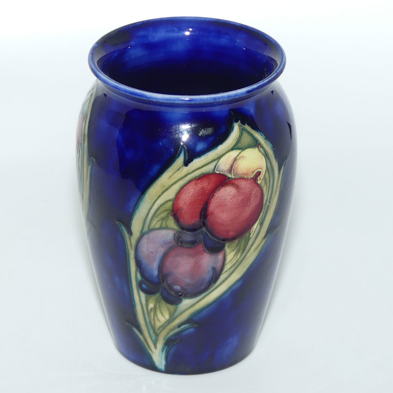 William Moorcroft Wisteria and Peacock Feather vase | Shape 393
