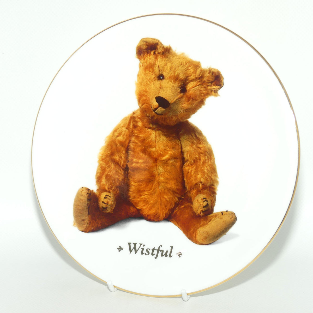 Royal Worcester The Ultimate Teddy Bear Plate Collection | Wistful | boxed