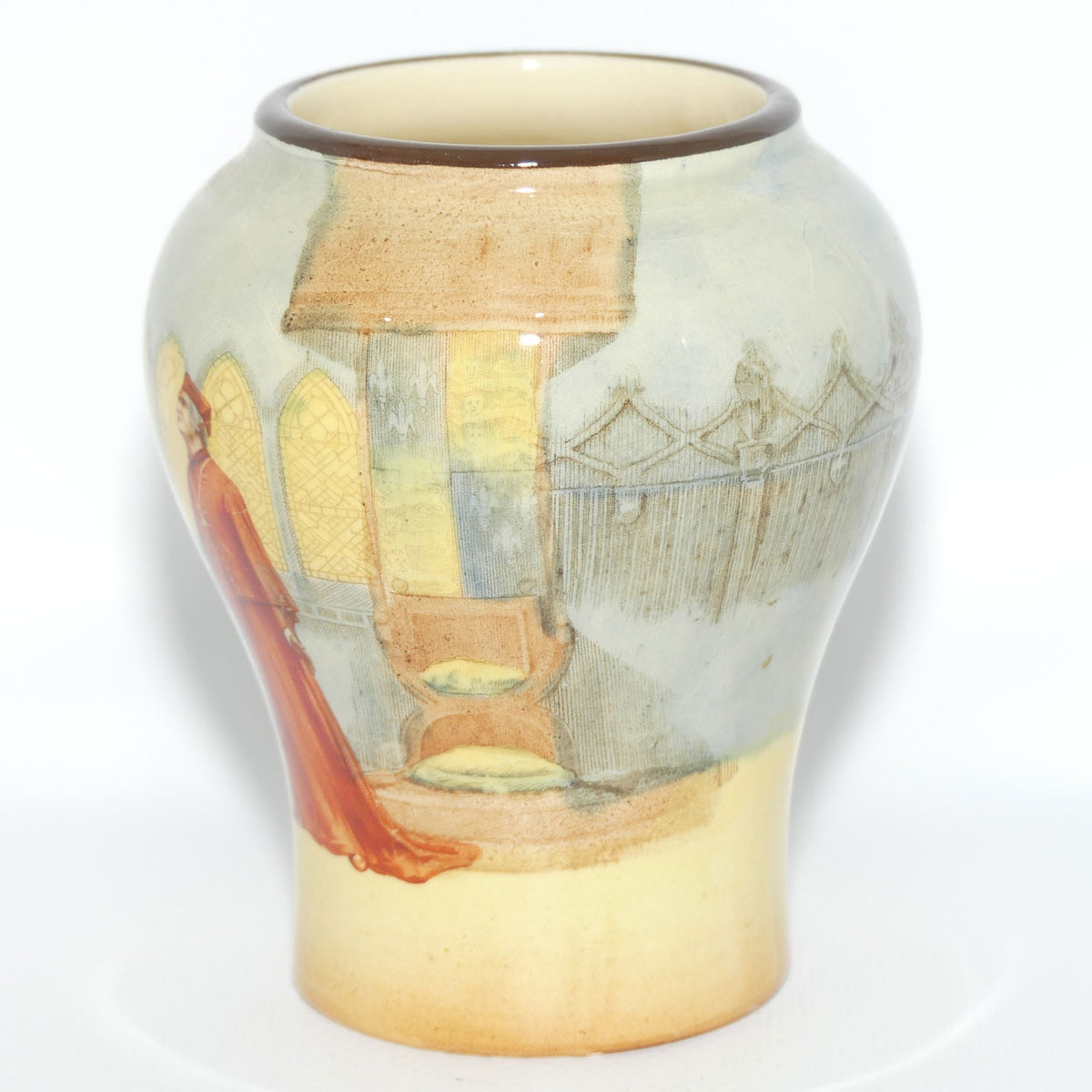 Royal Doulton Shakespearean Wolsey bulbous vase