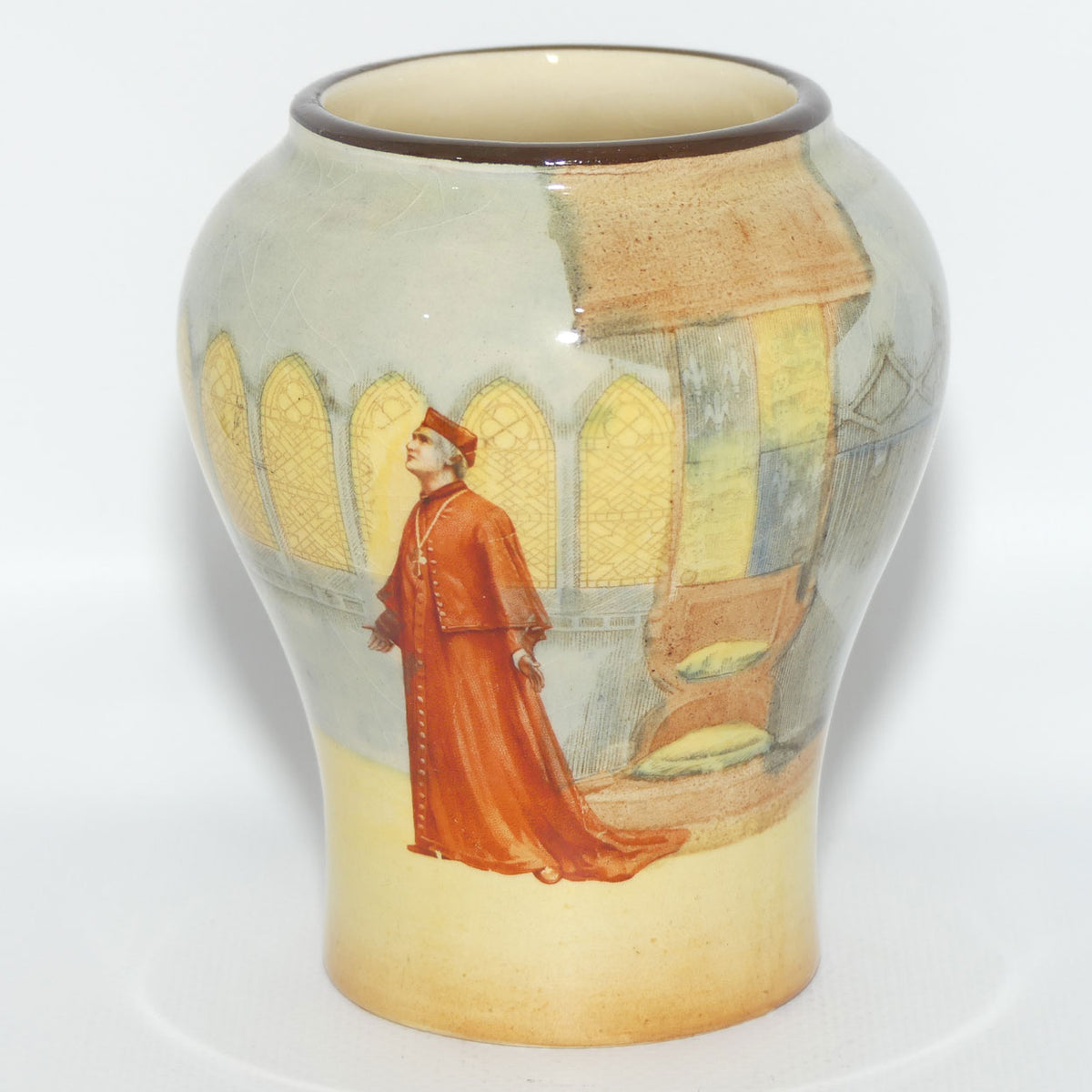 Royal Doulton Shakespearean Wolsey bulbous vase