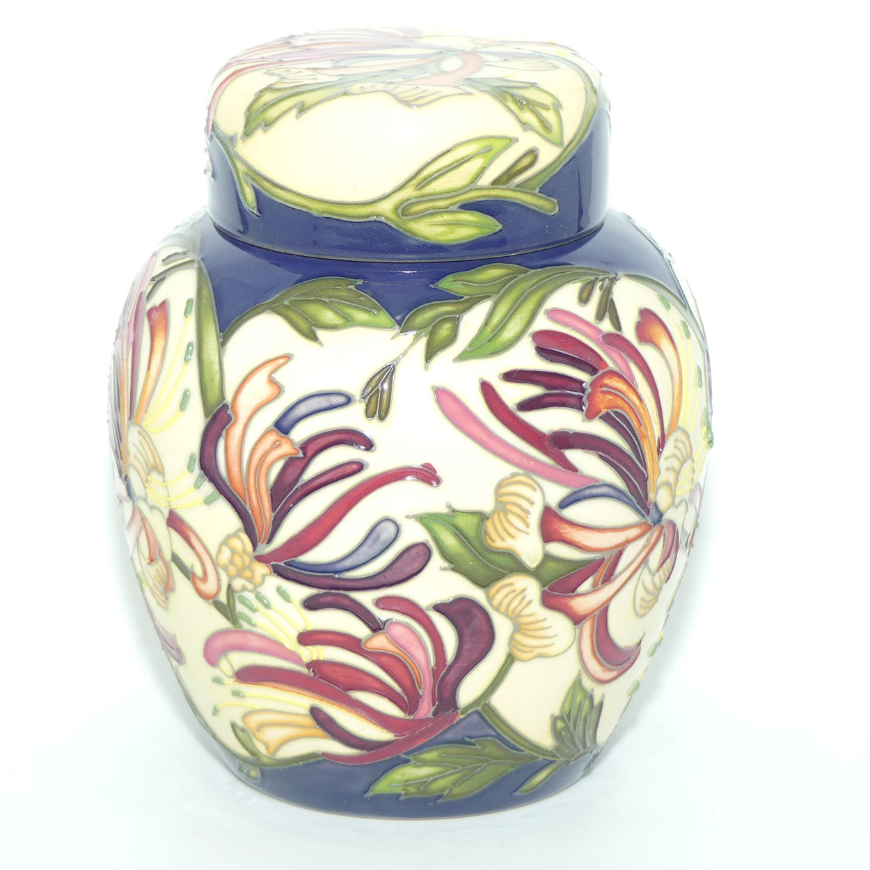 Moorcroft Woodbine Honeysuckle Ginger Jar 769/6 (Num Ed)