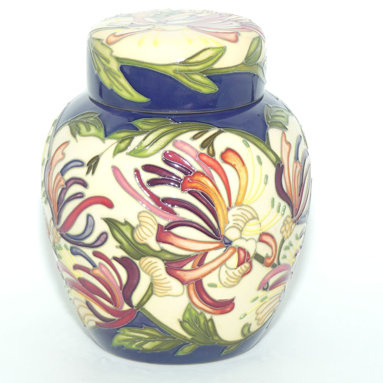 Moorcroft Woodbine Honeysuckle Ginger Jar 769/6 (Num Ed)
