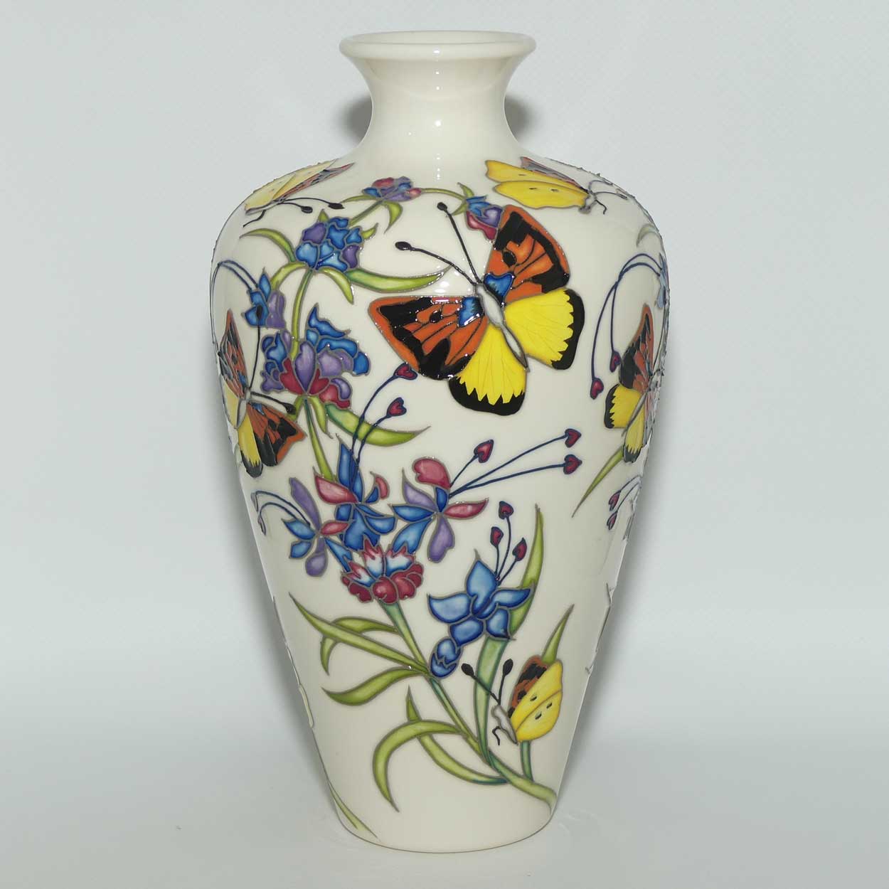 Moorcroft Wooly Blue Curls vase | Shape 72/9 | LE28/30