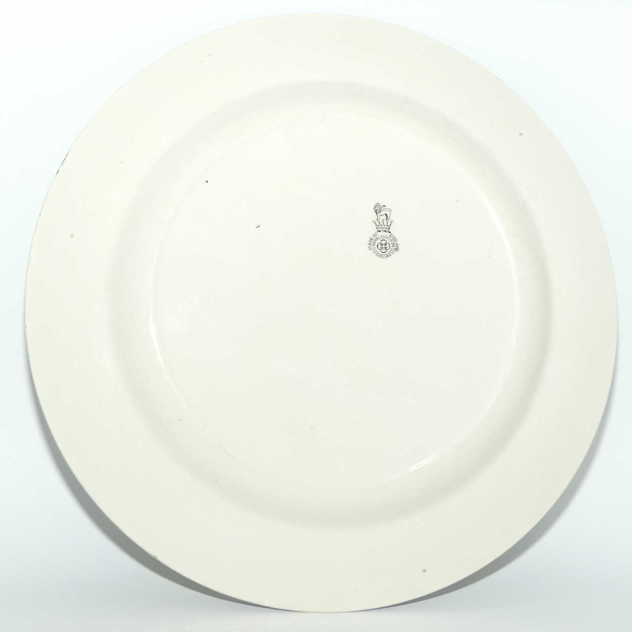 Royal Doulton Doctor Johnson at the Cheshire Cheese plate | Inscription Border