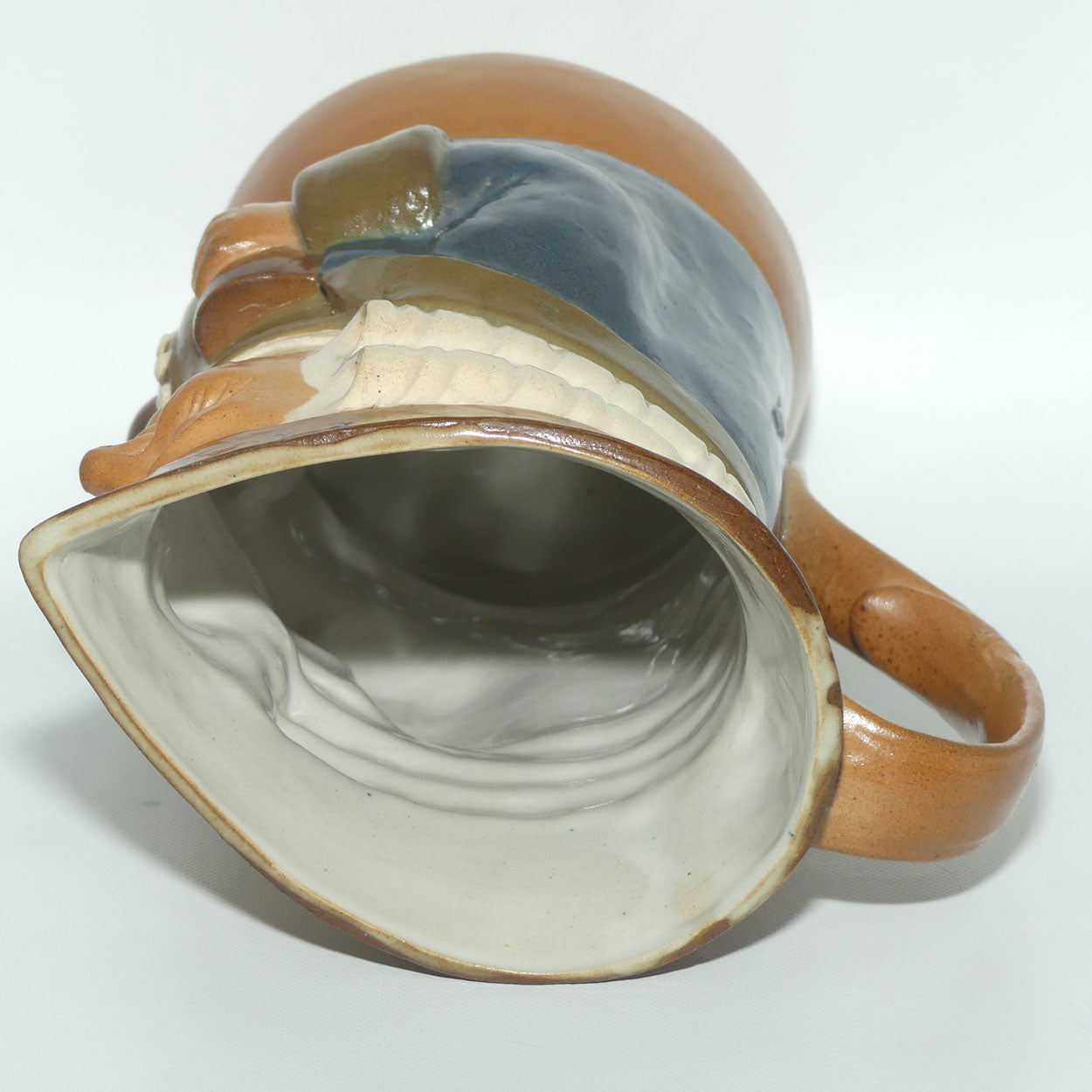 X8572 Royal Doulton Lambeth Harry Simeon The Standing Man Large Toby | Smiling Face, Green Waistcoat, Blue Jacket