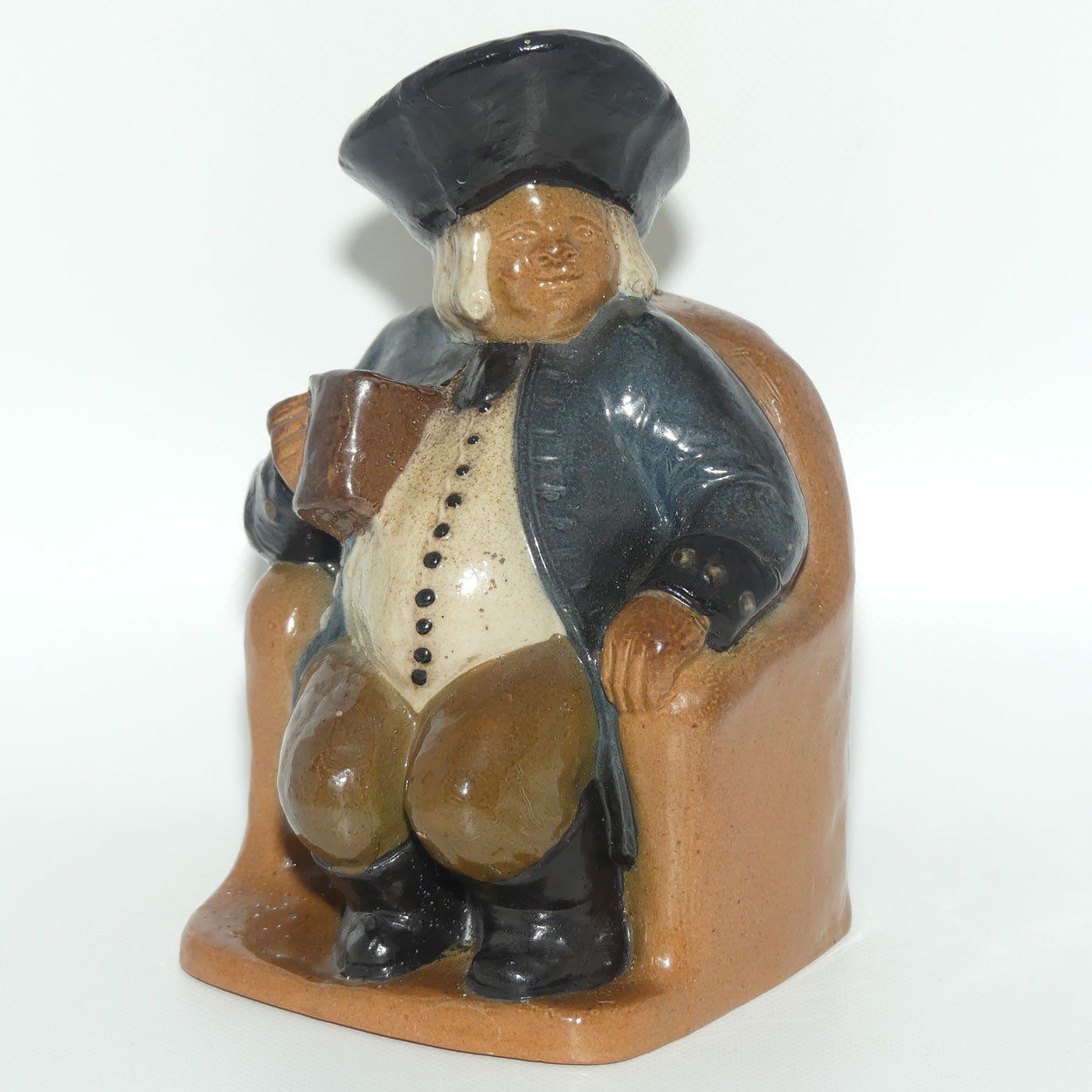 X8587 Royal Doulton Lambeth Harry Simeon Armchair Toby Ashpot