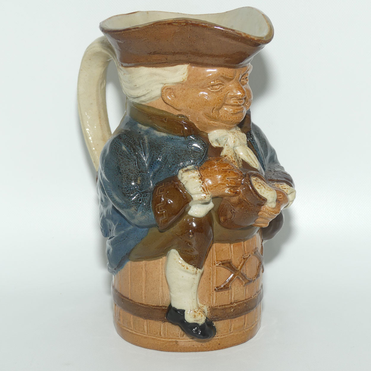 X8590 Royal Doulton Lambeth Harry Simeon Toby XX Large toby | Hand holds jug of Ale | Brown waistcoat