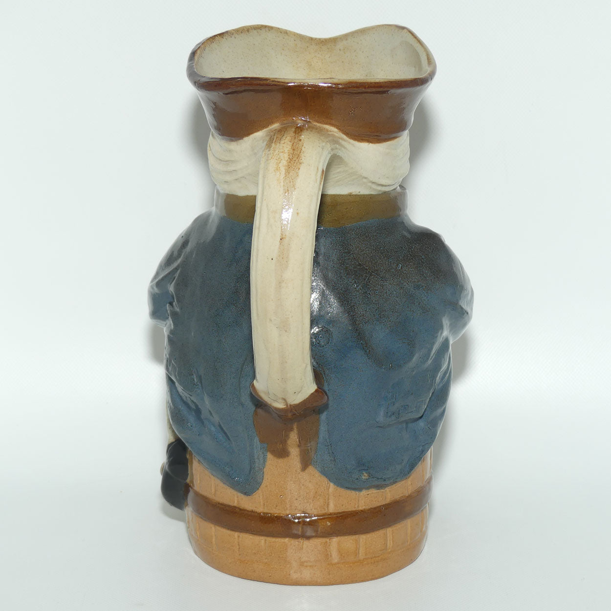 X8590 Royal Doulton Lambeth Harry Simeon Toby XX toby jug | Hand holds jug of Ale | Orange waistcoat