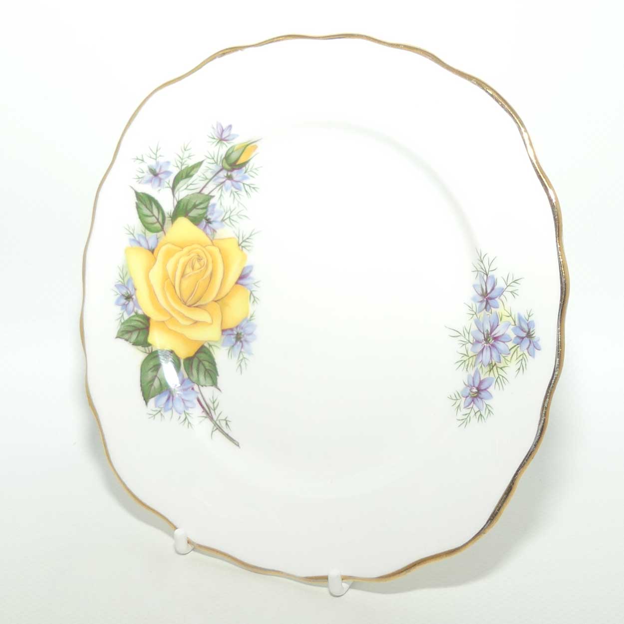 Royal Vale Bone China Yellow Rose trio