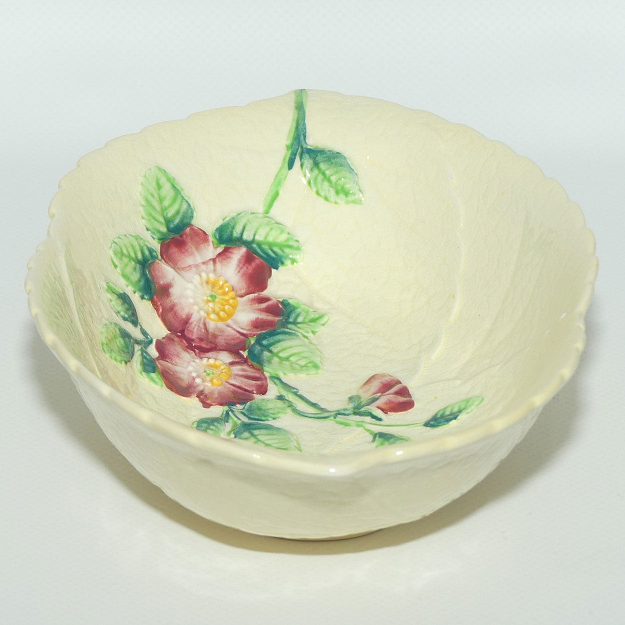 Carlton Ware Wild Rose on Yellow leaf bowl | 2116/4 | #2