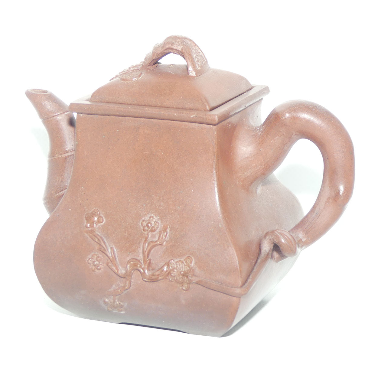 Chinese Yixing | Zisha tea pot with Cherry Blossom decoration