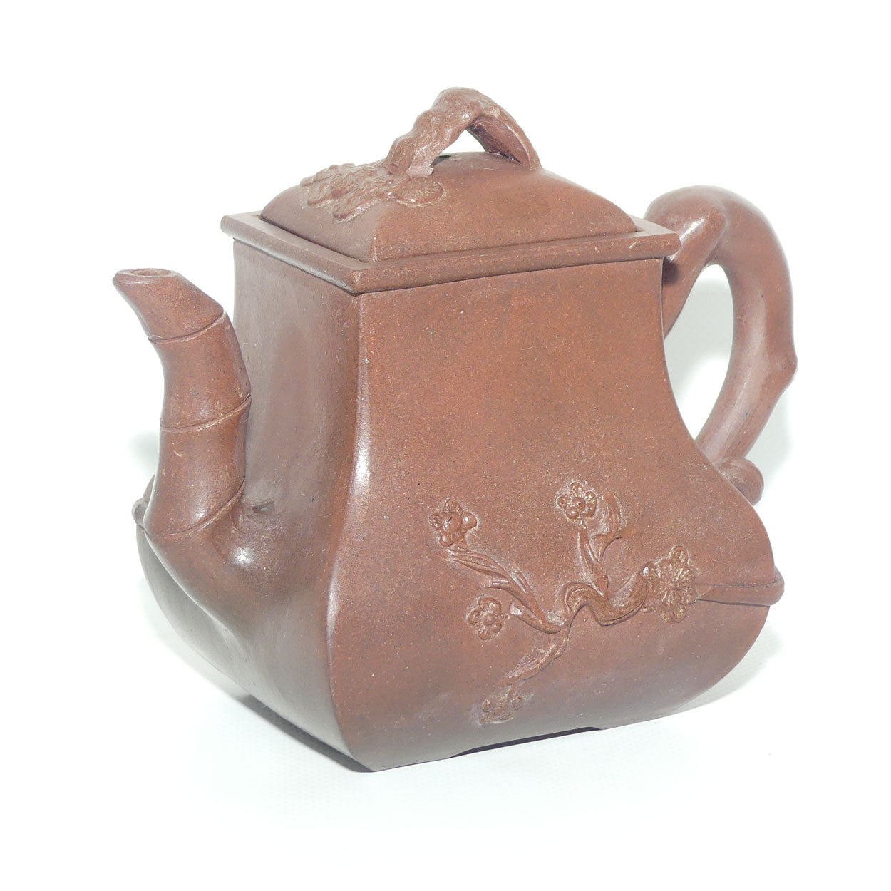Chinese Yixing | Zisha tea pot with Cherry Blossom decoration