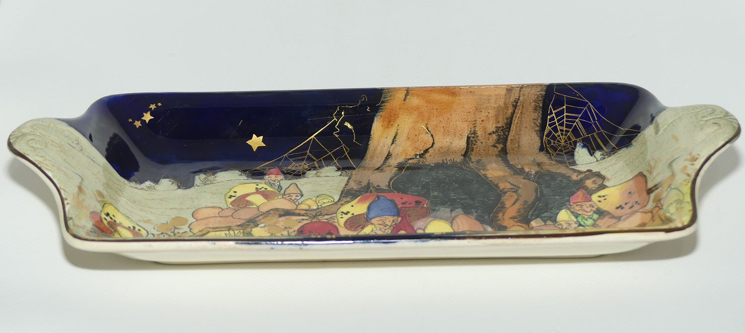 Royal Doulton Gnomes B with gilt highlights sandwich tray D4697 | York Shape