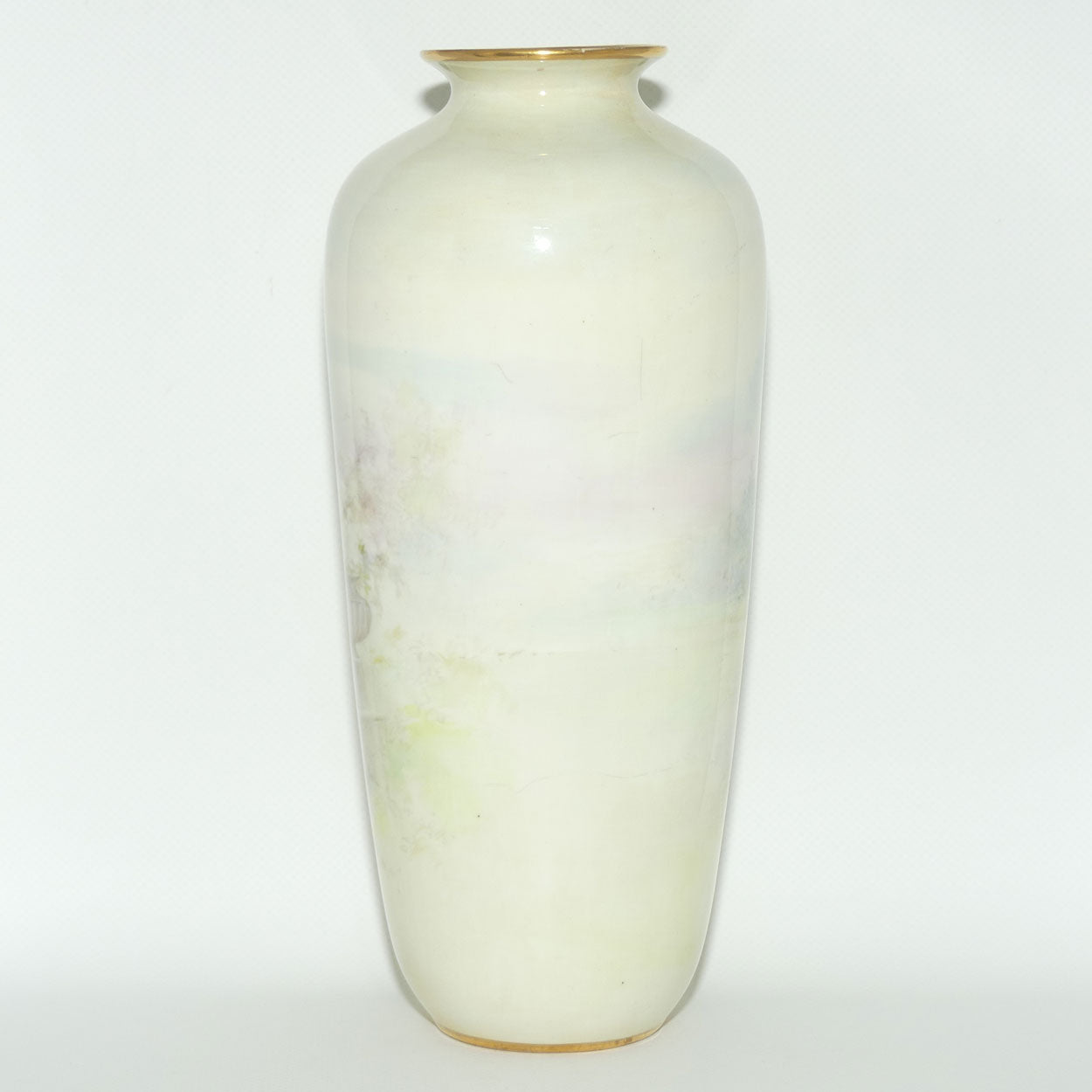 Doulton Burslem vase of a Young Woman signed S Alcock