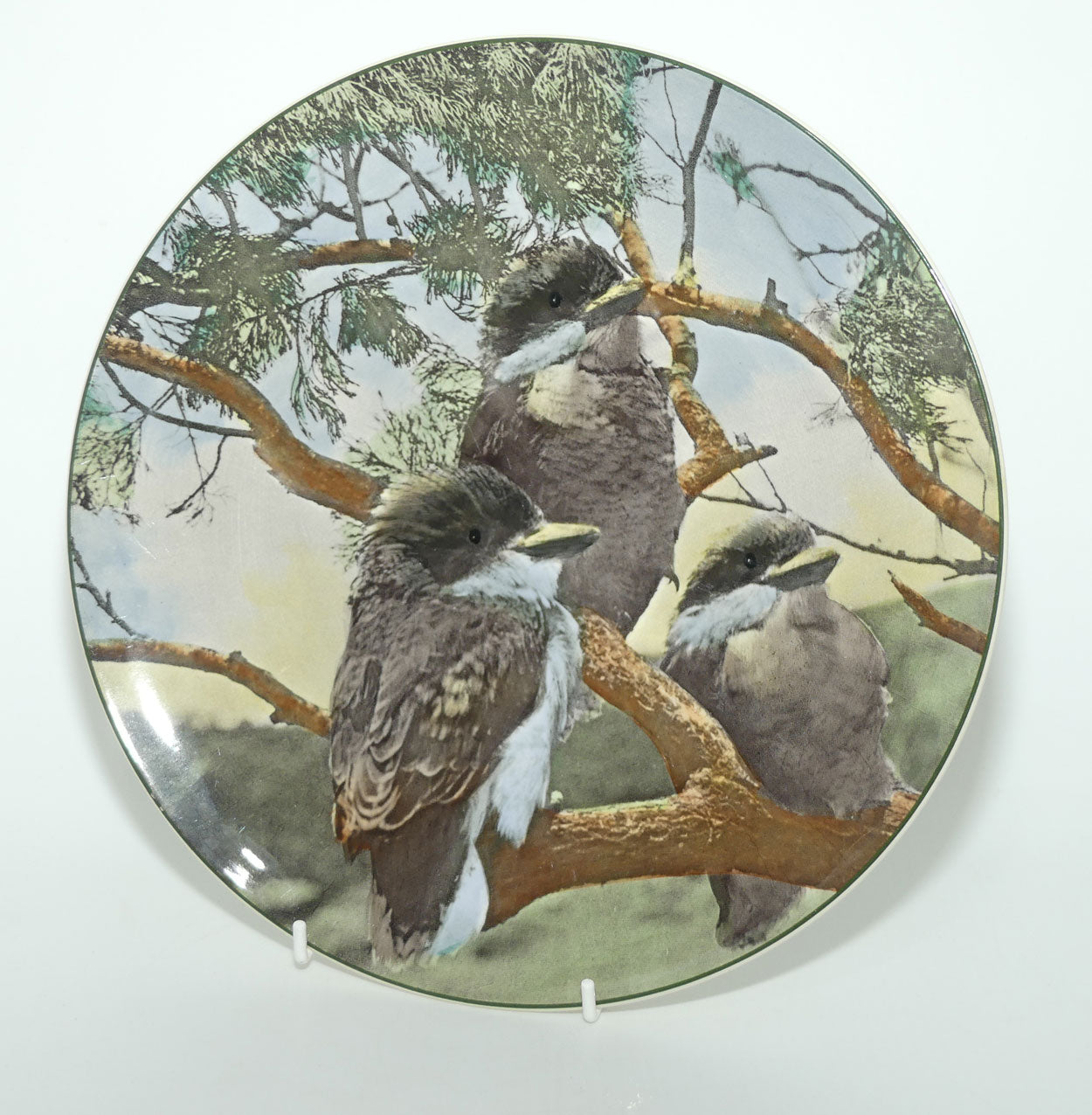Royal Doulton Australian Views plate #7 | Young Kookaburras D6426