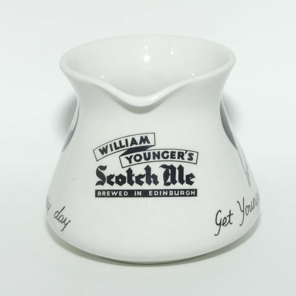 Royal Doulton William Youngers Scotch Ale | Get Younger Every Day whisky water jug