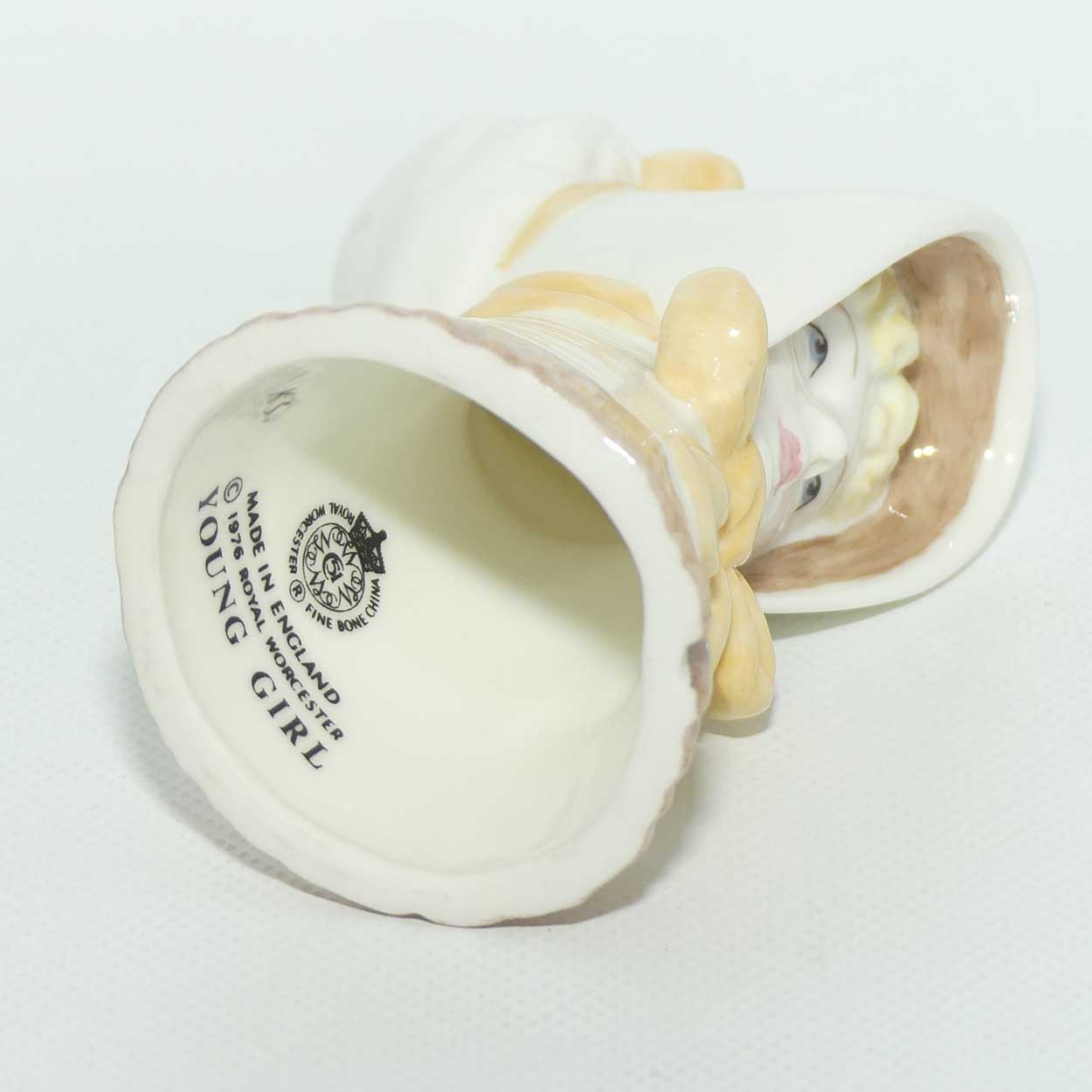 Royal Worcester candle snuffer Young Girl