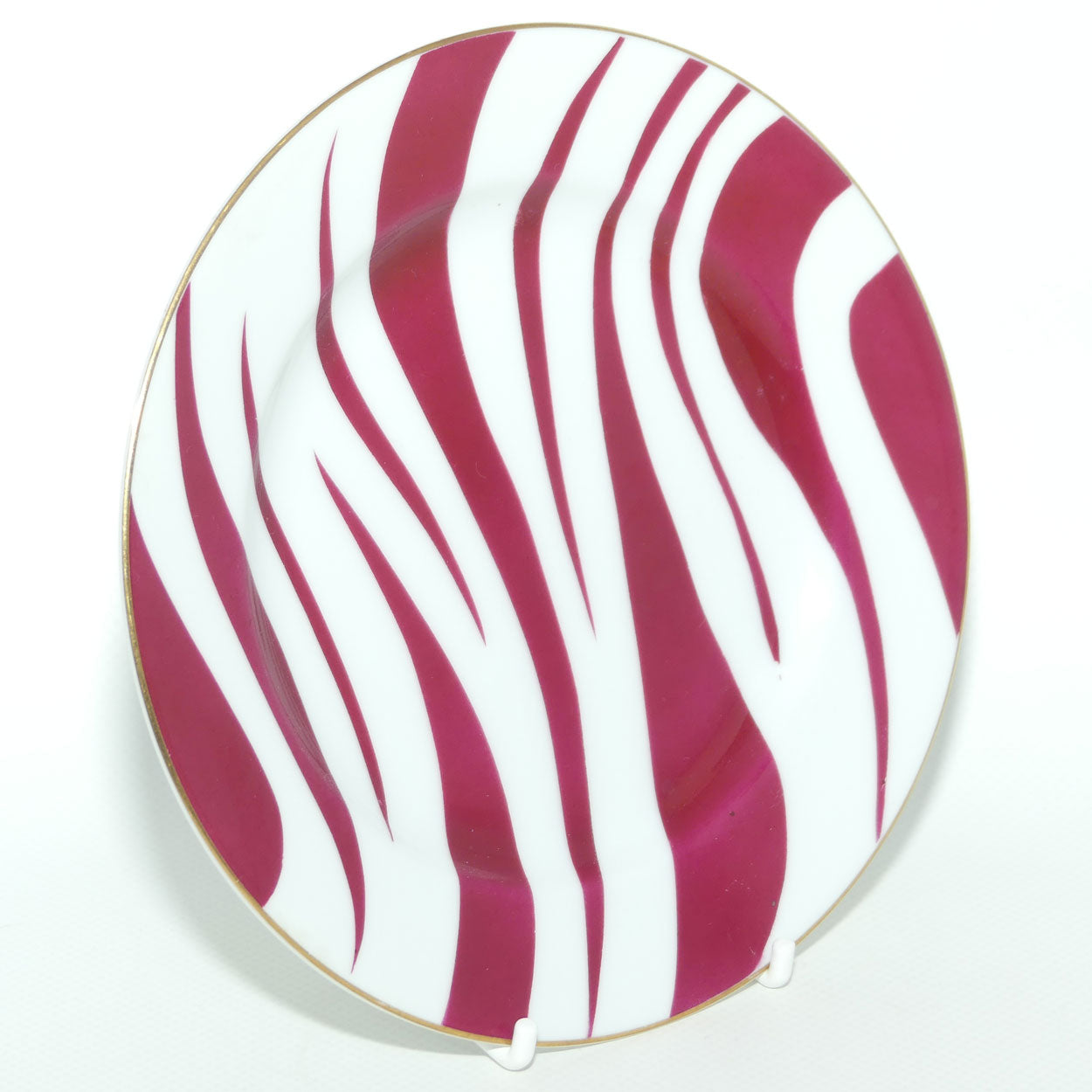 Vintage Retro Noritake Japan Zebra pattern trio | Cerise