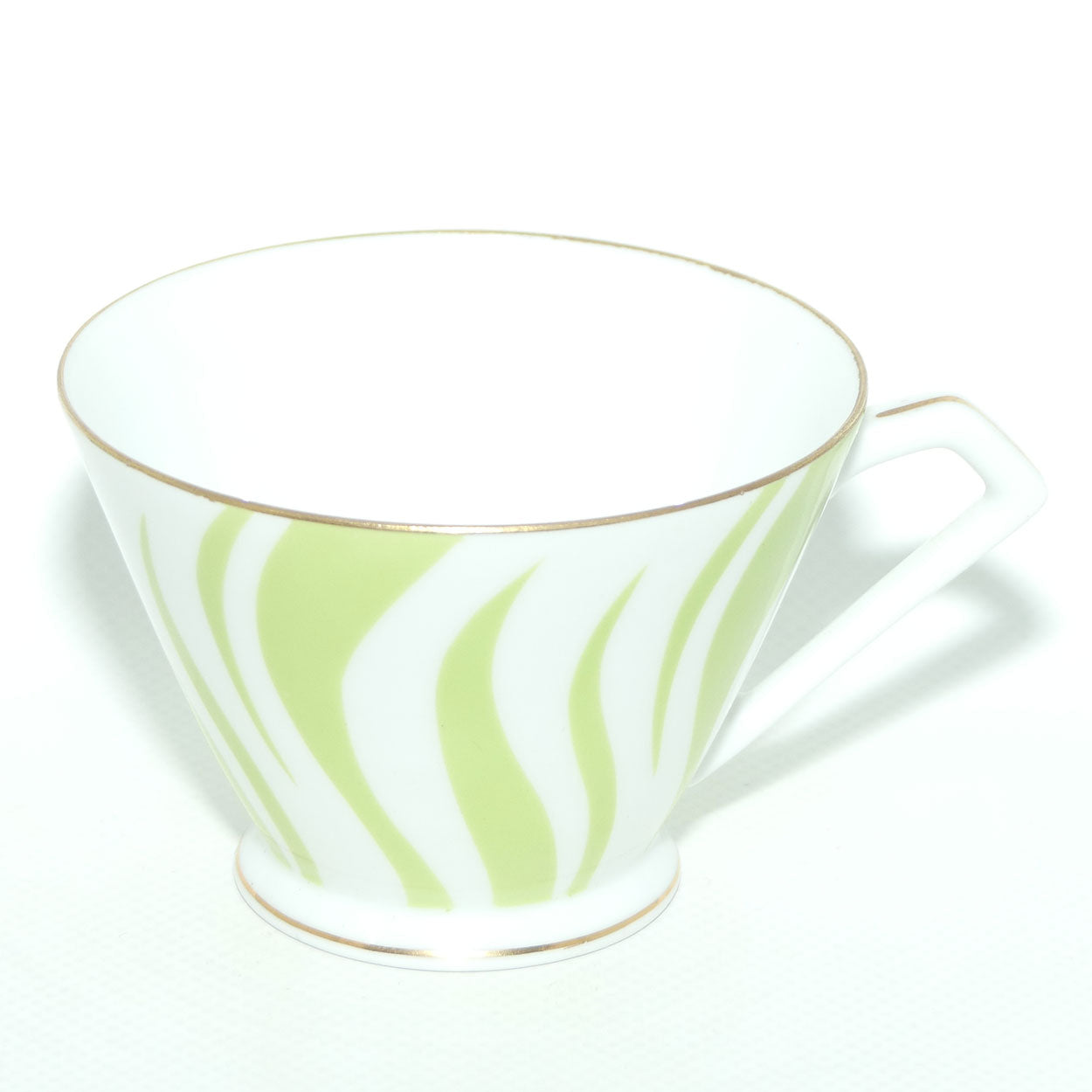 Vintage Retro Noritake Japan Zebra pattern trio | Lime
