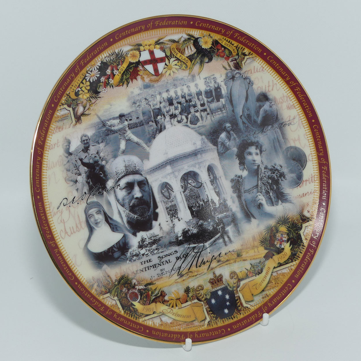 Bradex 03 B10 17.1 plate | Australia: Centenary of Federation | 1901 - 1920: Birth of a Nation - One Flag, One Hope, One Destiny