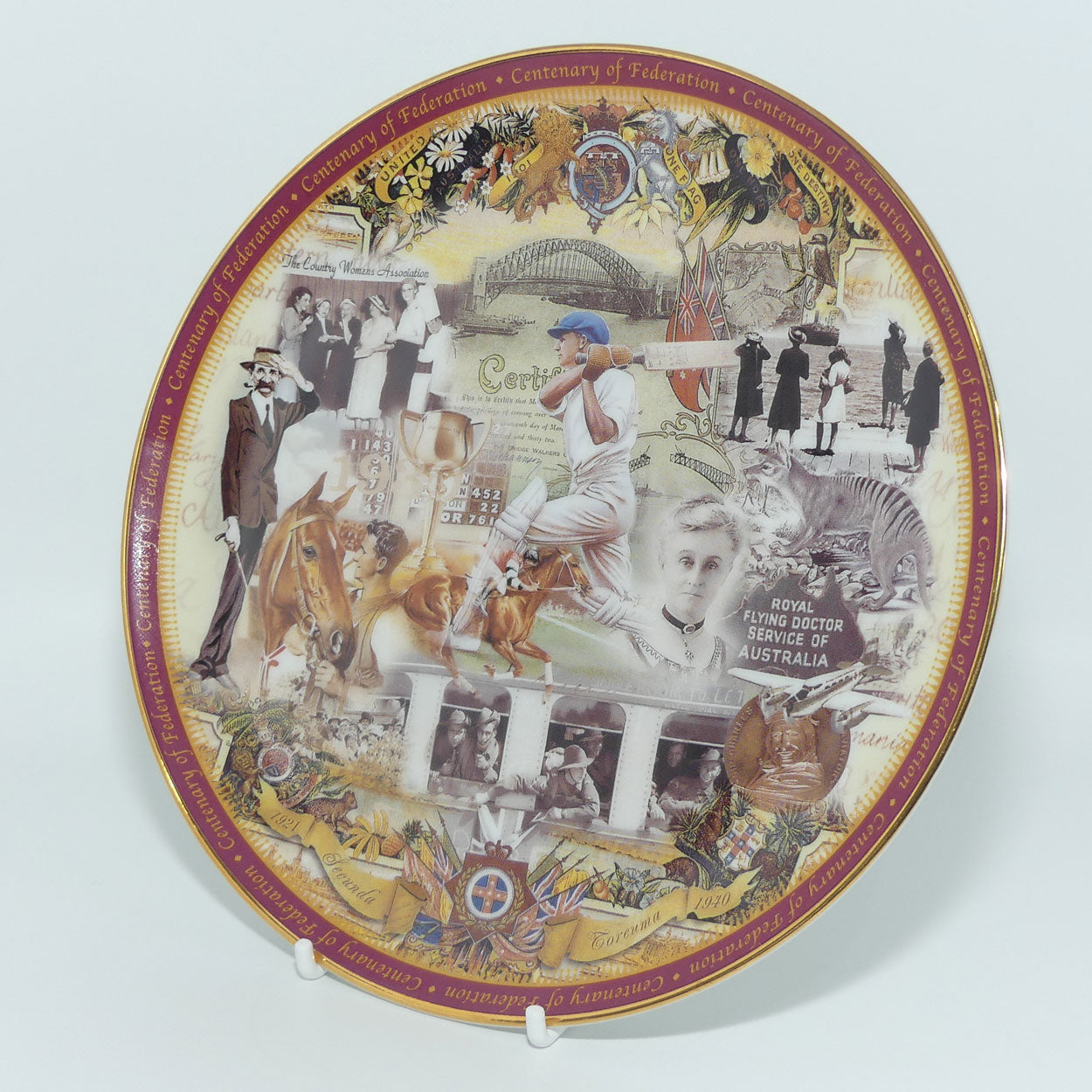 Bradex 03 B10 17.2 plate | Australia: Centenary of Federation | 1921 - 1940: A Nation Grows