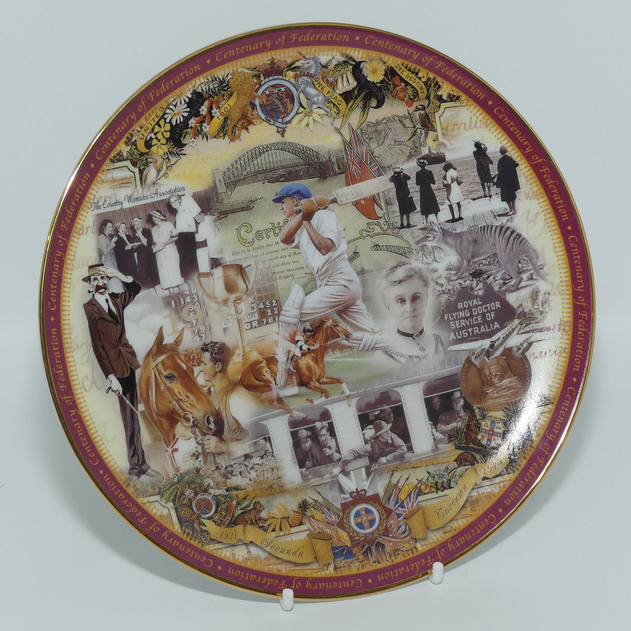 Bradex 03 B10 17.2 plate | Australia: Centenary of Federation | 1921 - 1940: A Nation Grows