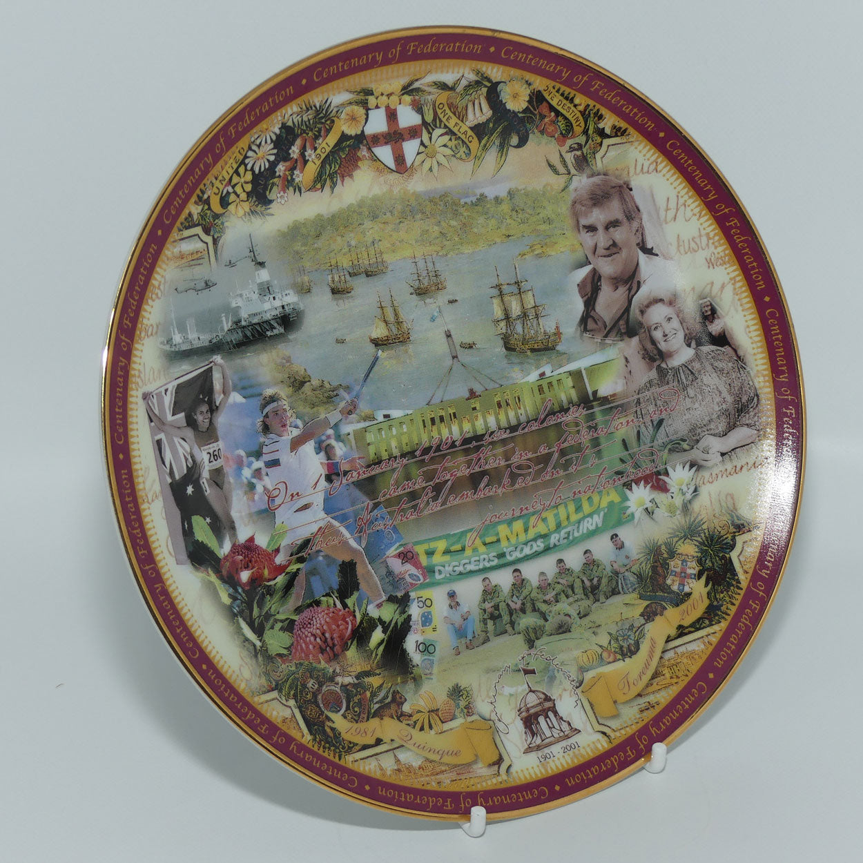 Bradex 03 B10 17.5 plate | Australia: Centenary of Federation | 1981 - 2001: A Nation Shines