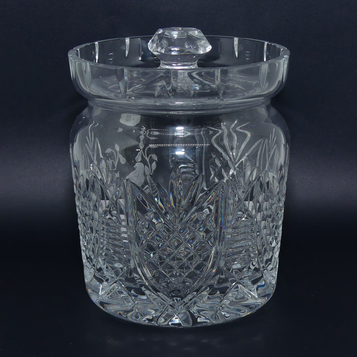 waterford-crystal-biscuit-barrel-12-days-of-christmas-partridge-jim-oleary-signed
