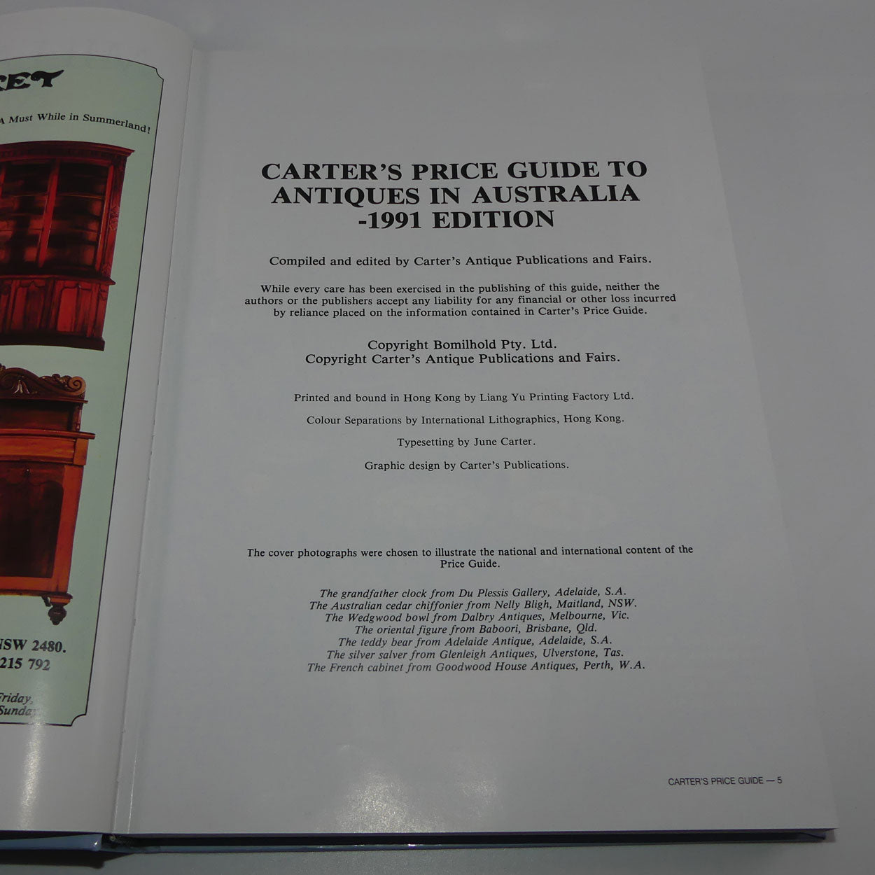 reference-book-carters-price-guide-to-antiques-in-australia-1991-edition