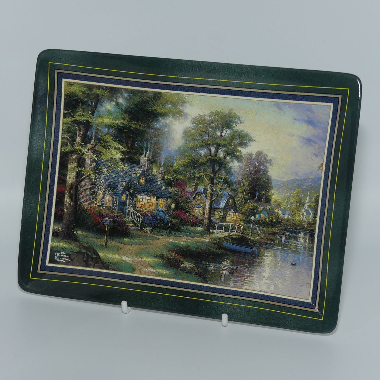 bradex-84-b11-154-1plate-hometown-memories-thomas-kincade-hometown-lake