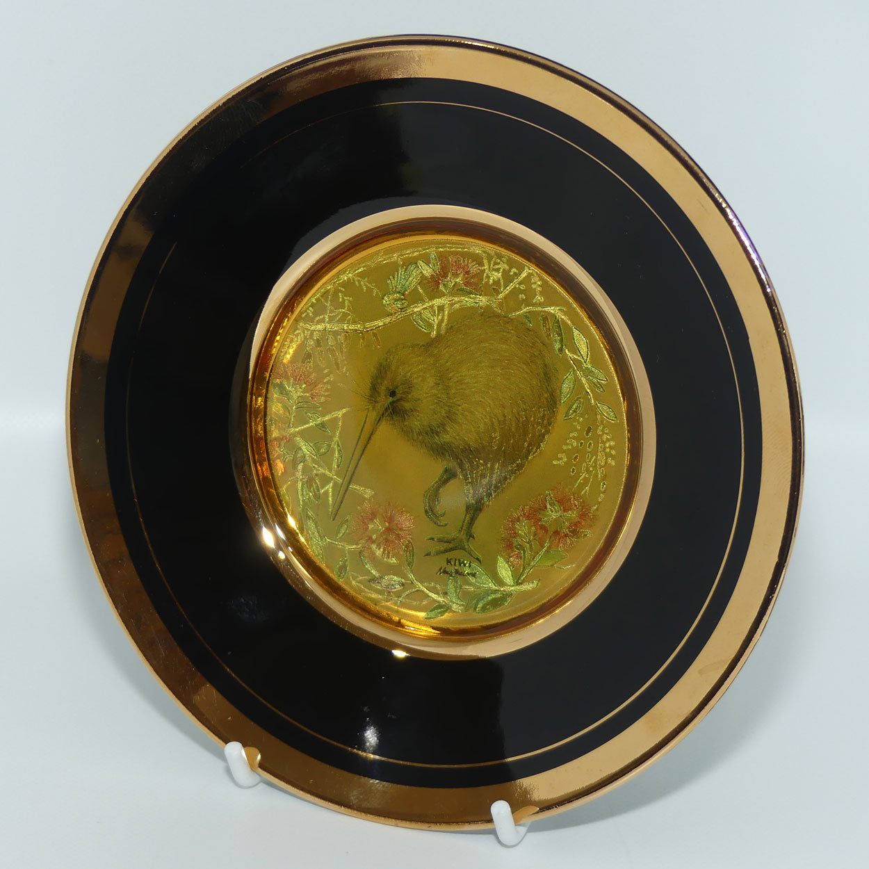 24K Gold Kiwi | New Zealand High Gloss Holographic plate