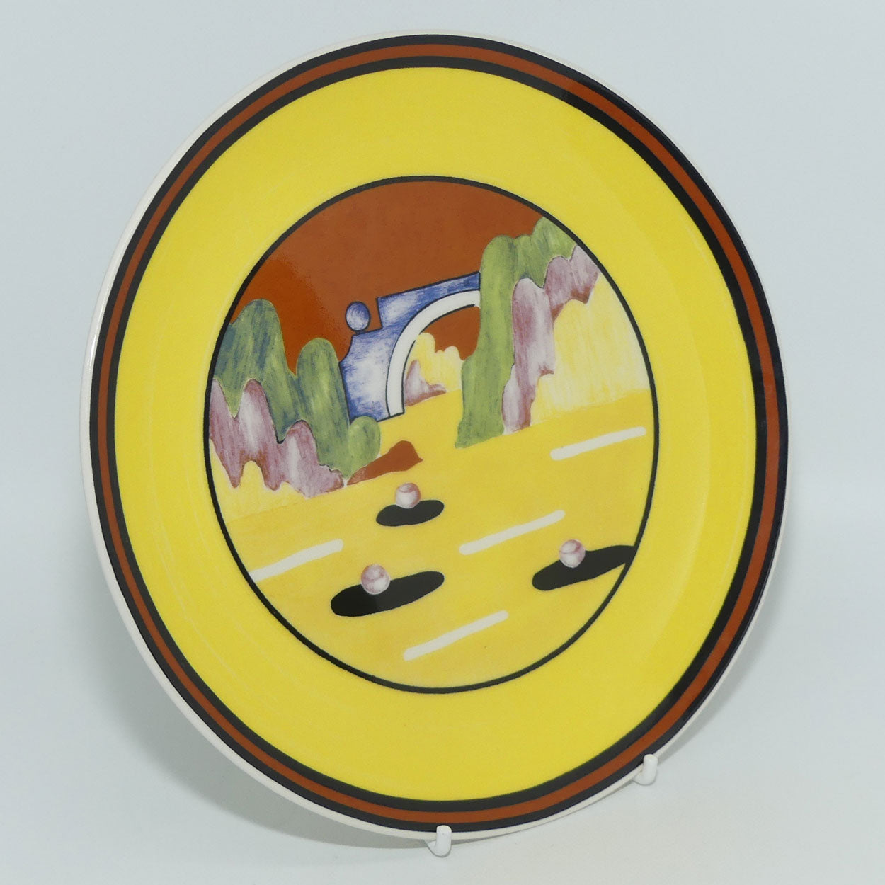 Bradex 26 W90 099.5 | Wedgwood Distinctly Different Clarice Cliff's Applique Avignon plate