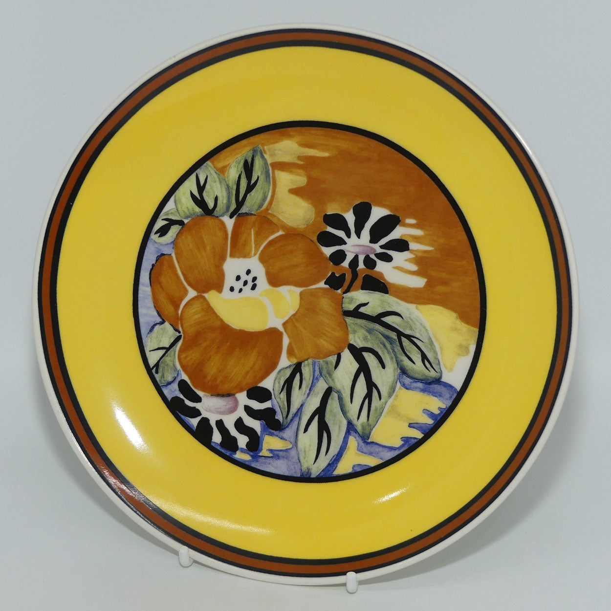 Bradex 26 W90 099.6 | Wedgwood Distinctly Different Clarice Cliff's Applique | Eden plate