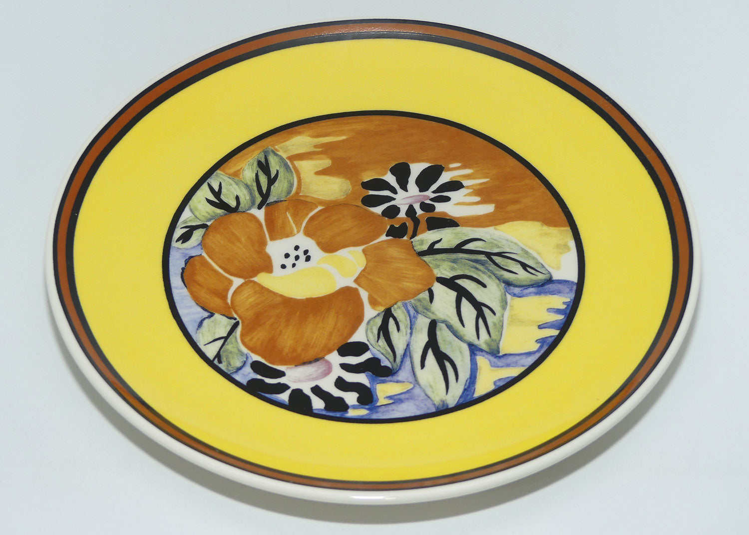 Bradex 26 W90 099.6 | Wedgwood Distinctly Different Clarice Cliff's Applique | Eden plate