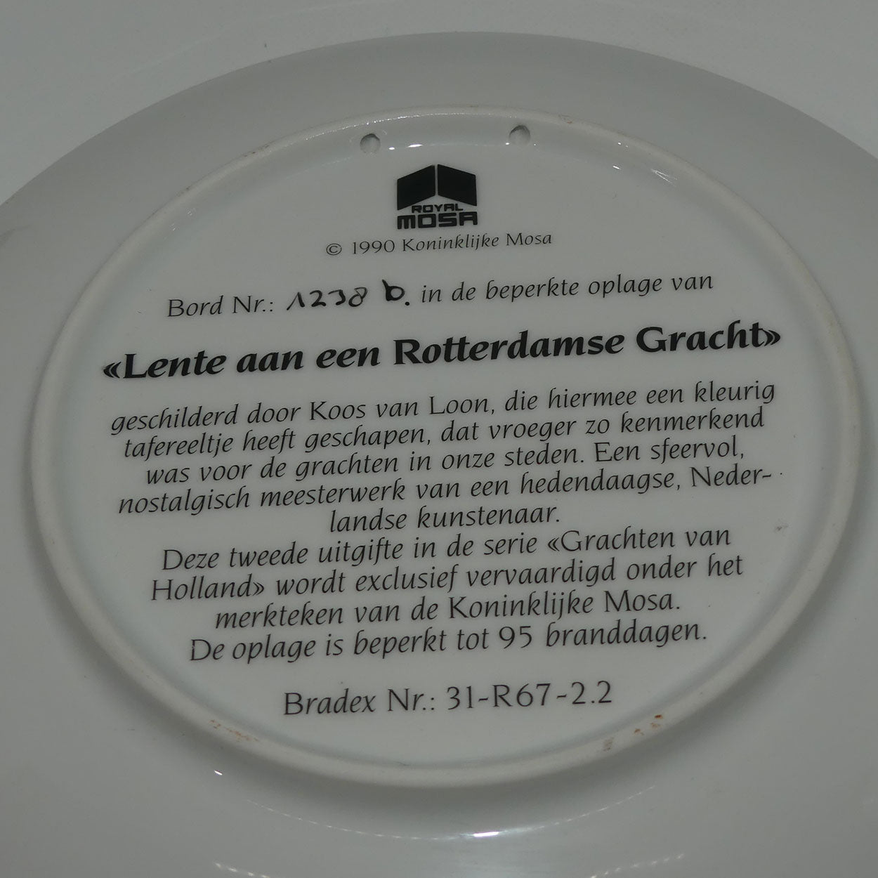 bradex-31-r67-2-2-plate-grachten-van-holland-2-lente-aan-een-rotterdamse-gracht