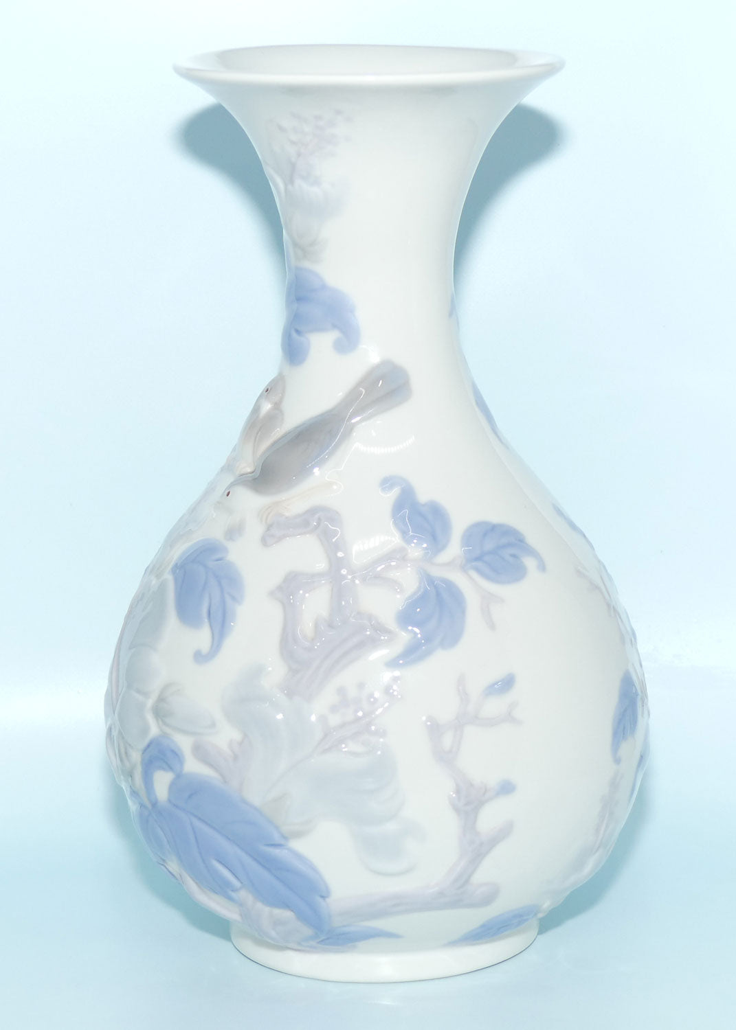 Lladro flower vase with Sparrows | Lladro #01004691.3
