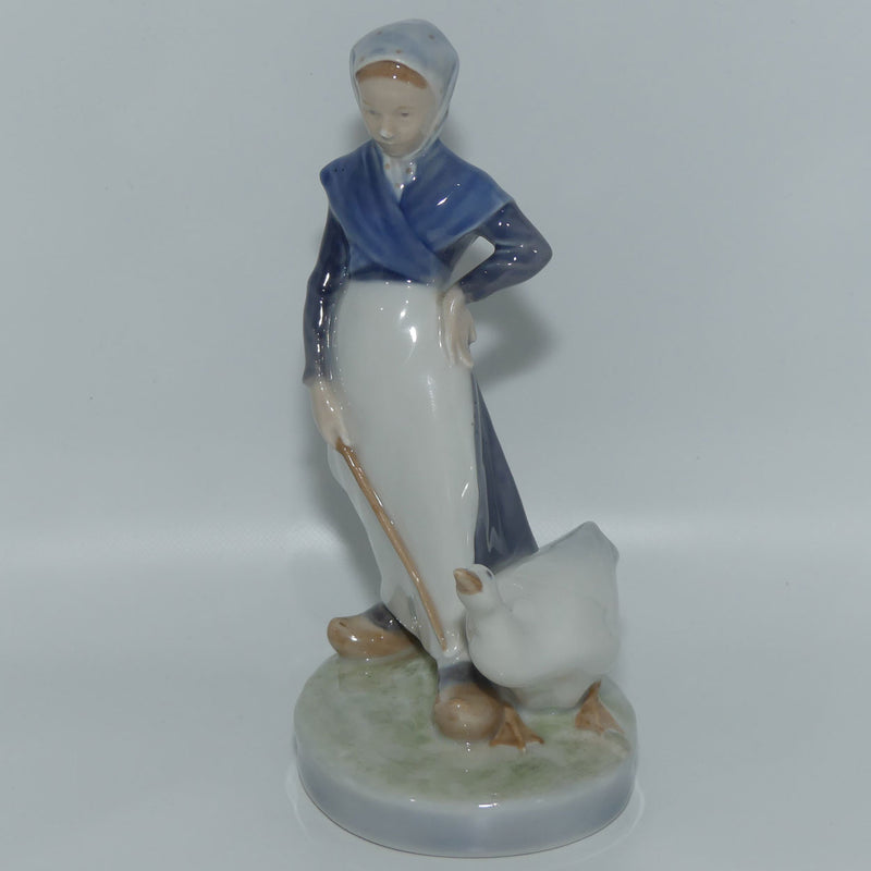 Royal Copenhagen Porcelain C. Thomsen Goose Girl Goose Maid Figure 2024 527