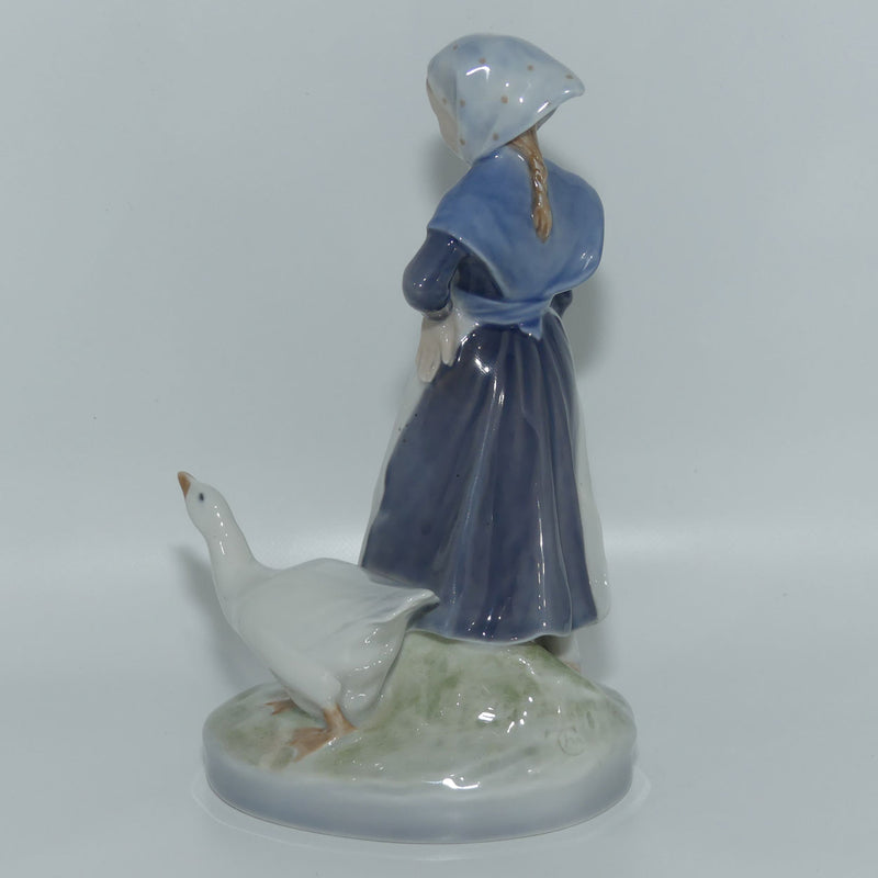 Royal Copenhagen Porcelain C. Thomsen Goose Girl Goose Maid Figure 2024 527