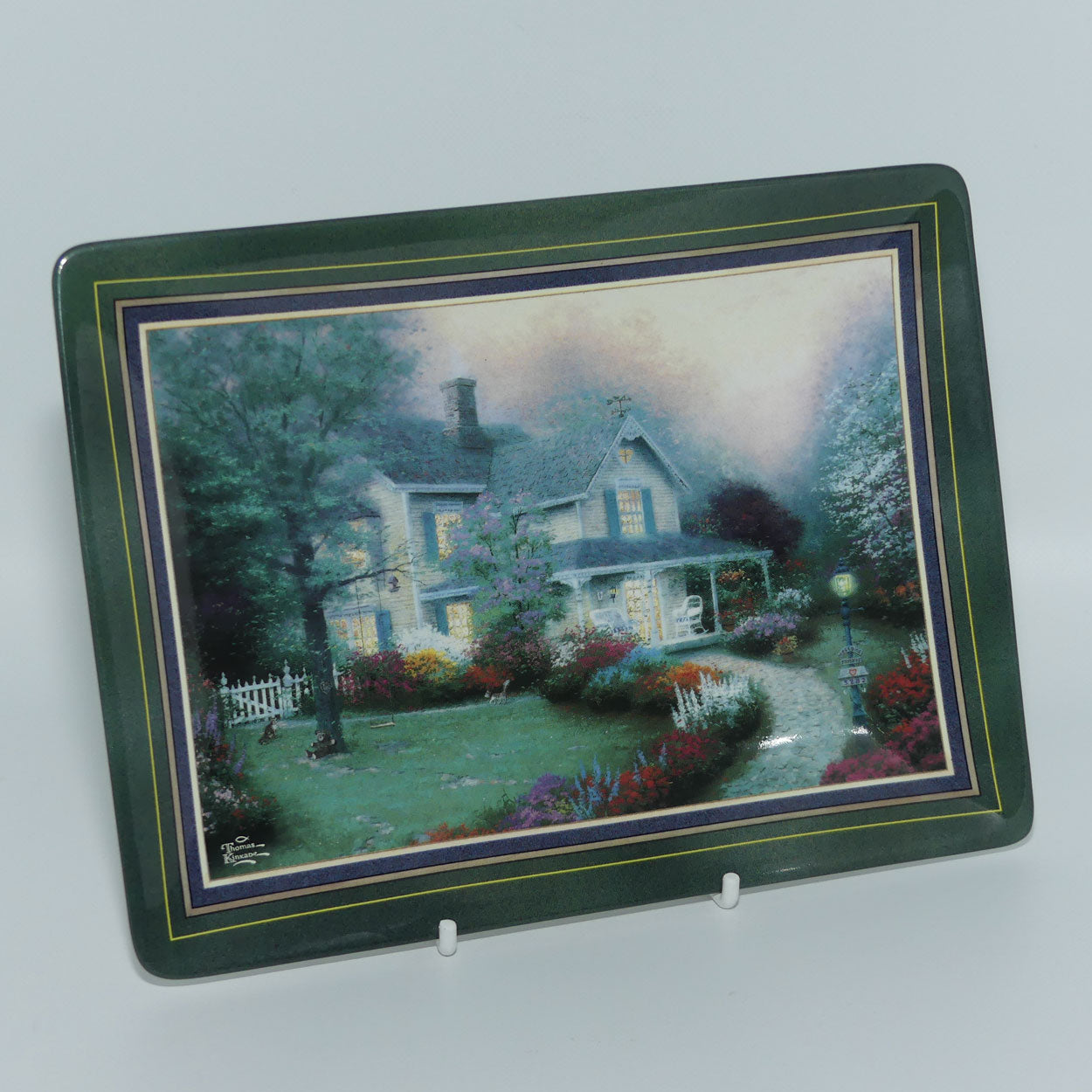 bradex-84-b11-154-5-plate-hometown-memories-thomas-kincade-home-is-where-the-heart-is