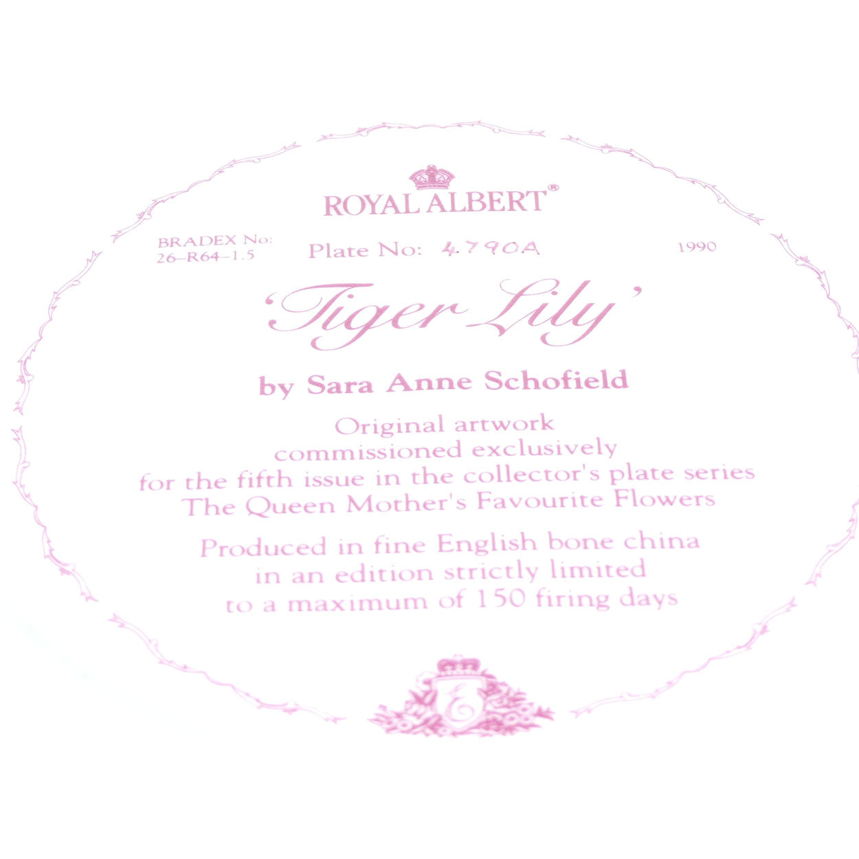 royal-albert-england-queen-mothers-favourite-flowers-plate-5-tiger-lily