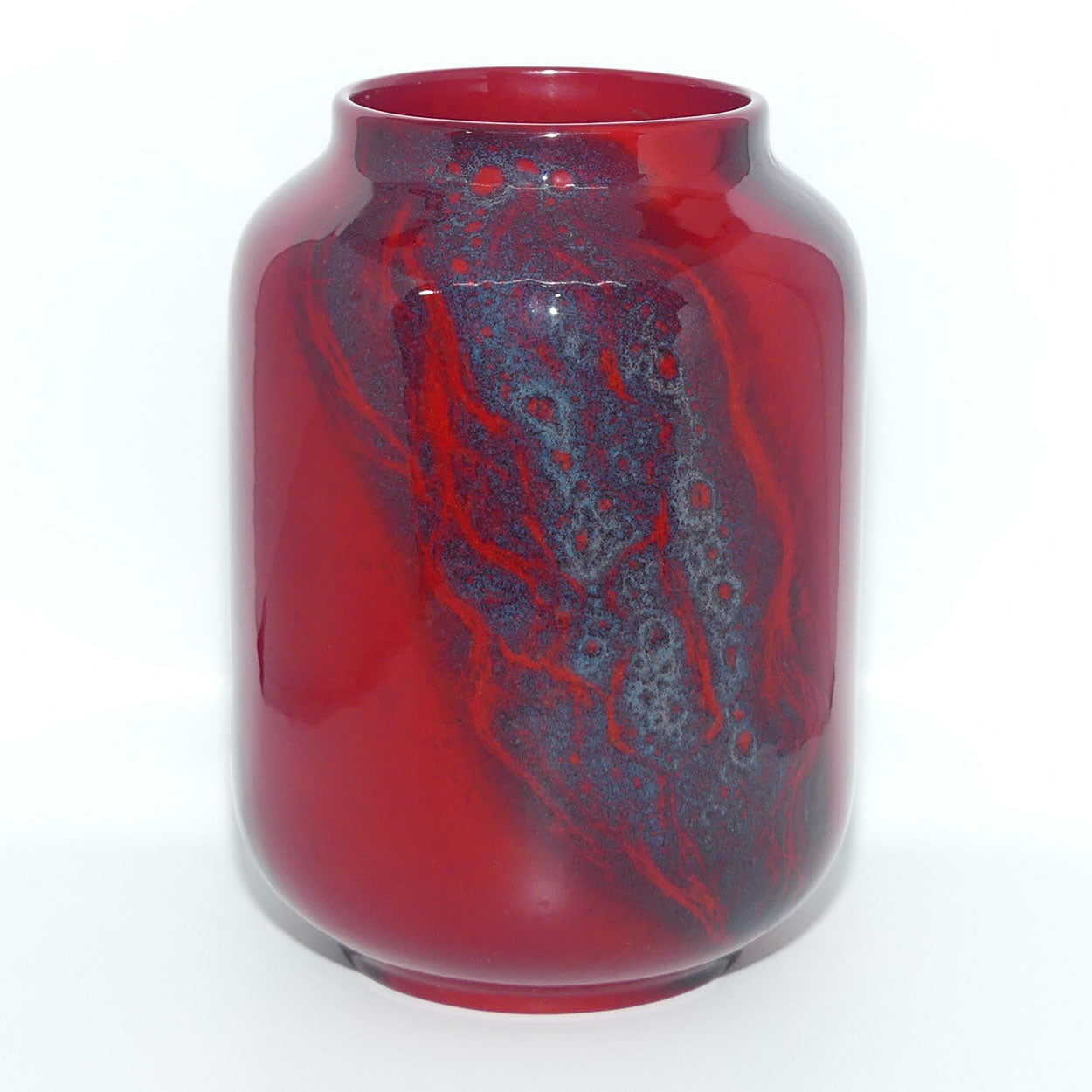 BA15 Royal Doulton Burslem Artwares Flambe Fanling Vase in Oriental Sung