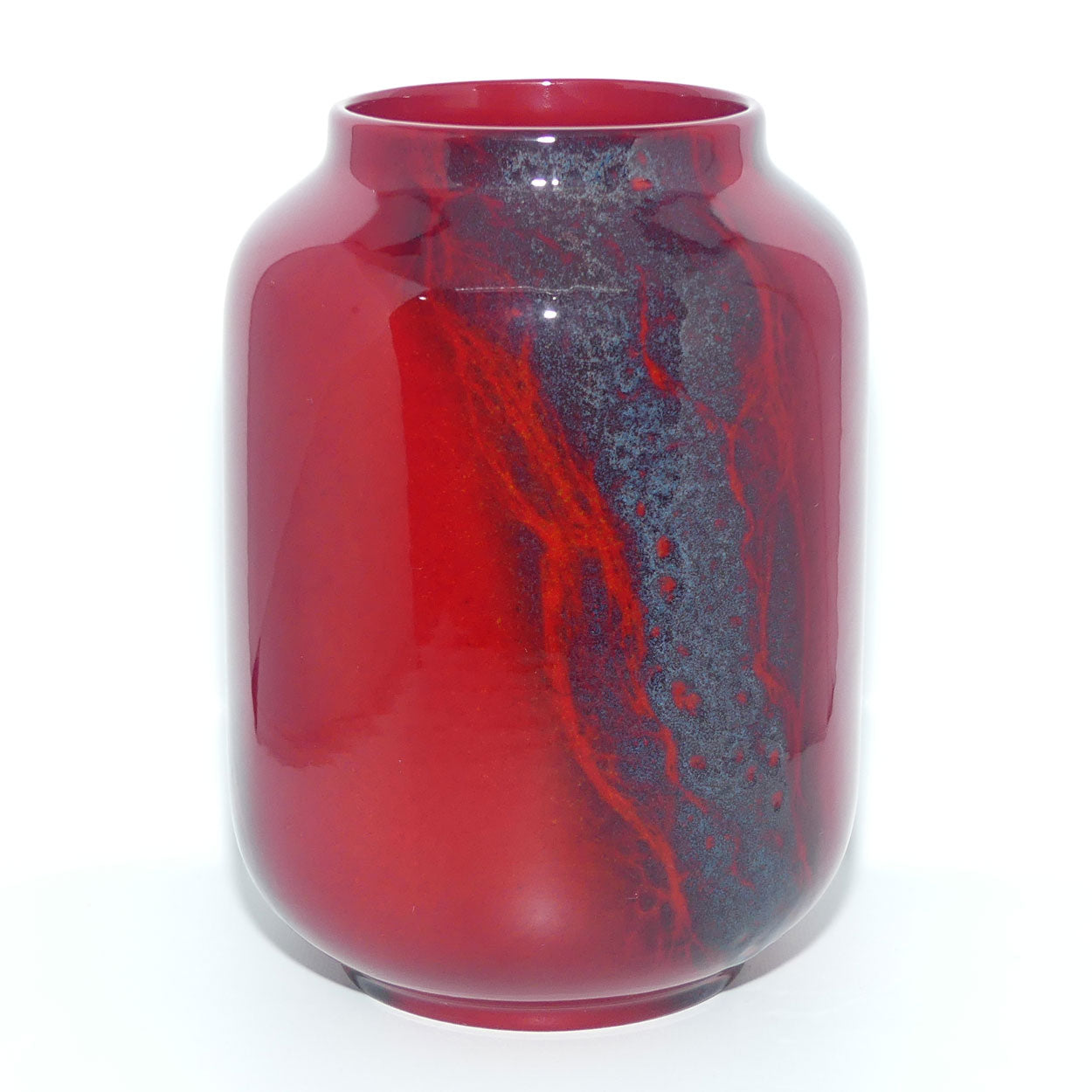 BA15 Royal Doulton Burslem Artwares Flambe Fanling Vase in Oriental Sung